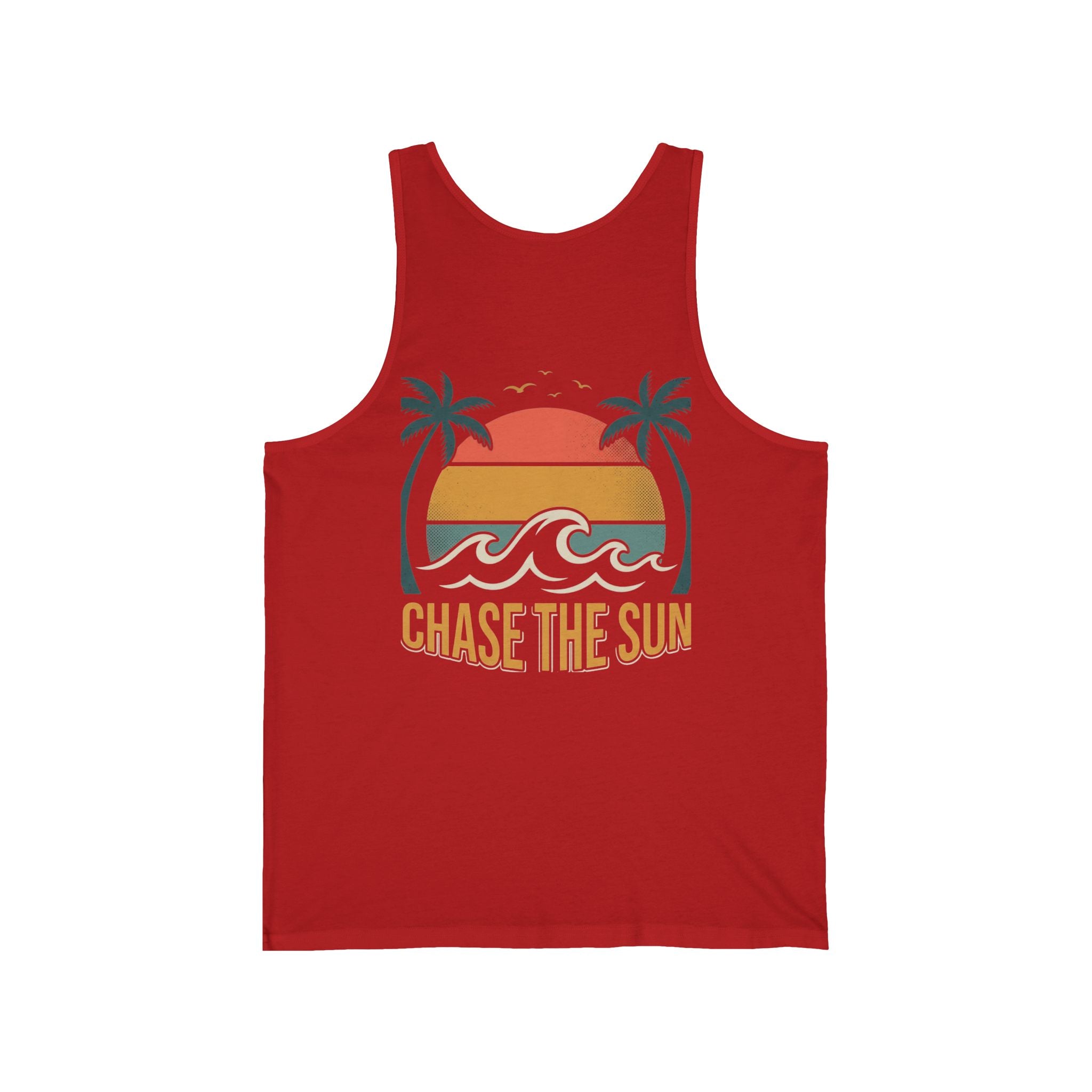 Endless Summer Tank Top — "Chase the Sun" Vintage Surf Graphic