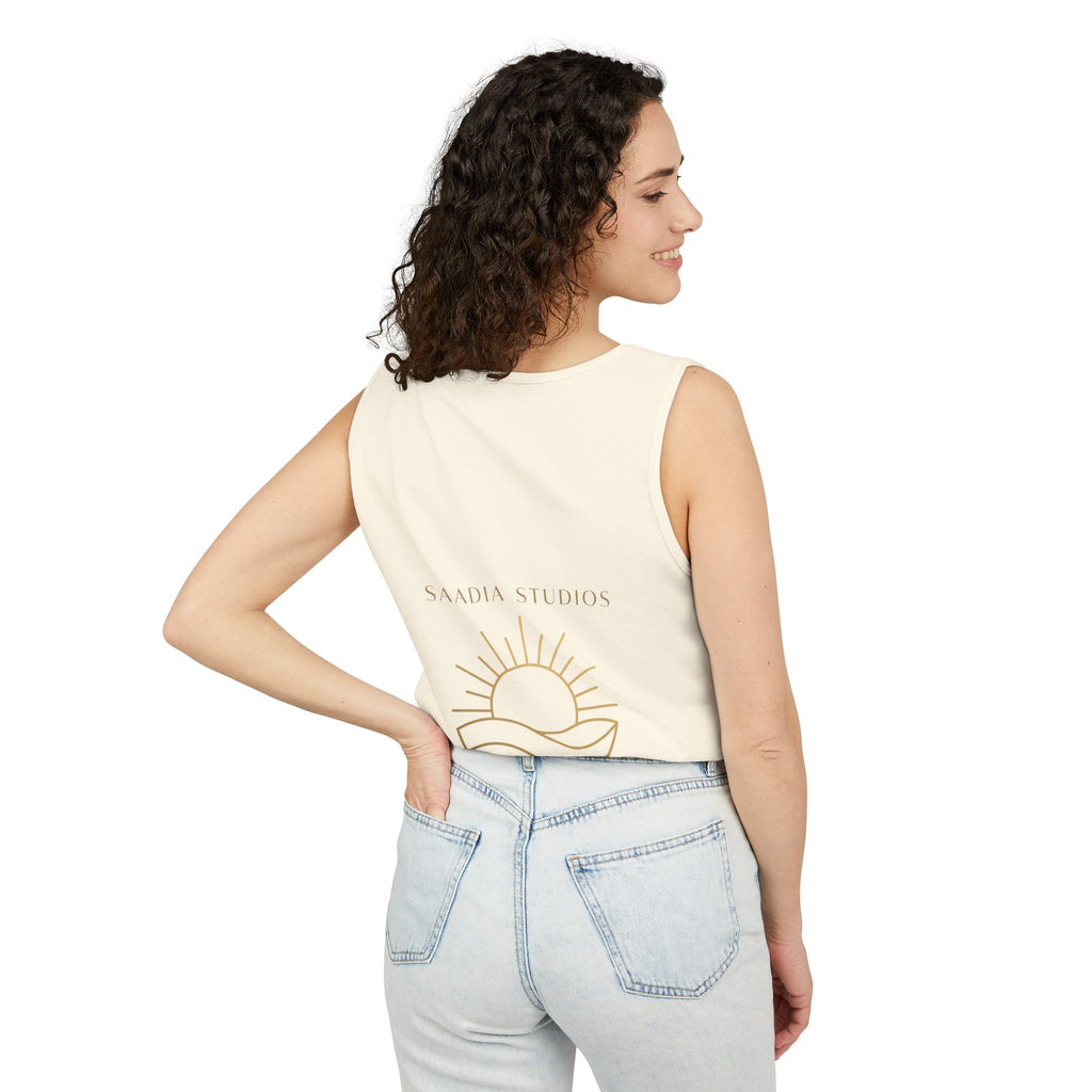Summer State of Mind Tank Top – 'Good Vibes Only' Beach Graphic