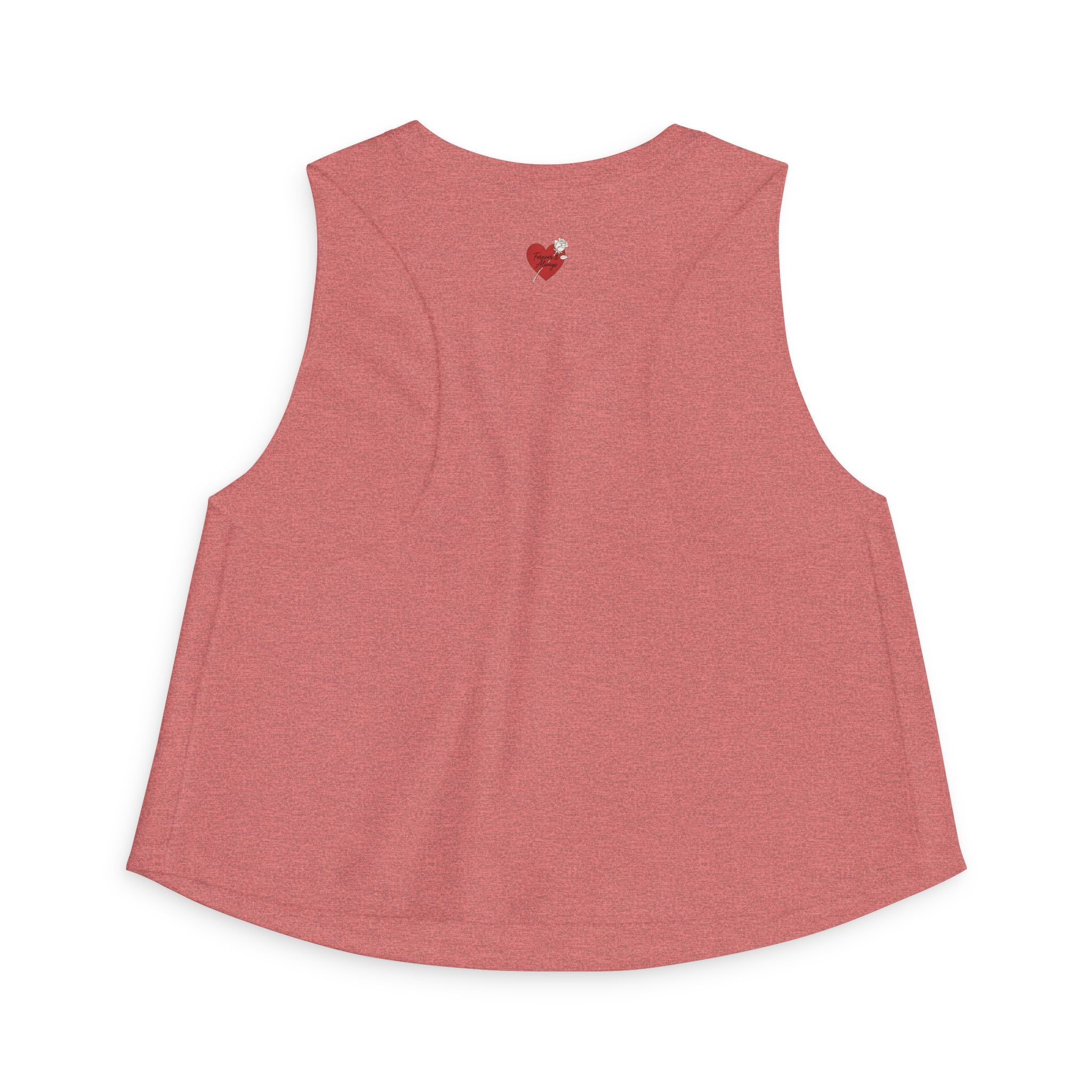 Heart Sunset Crop Top — Retro Beach Love Tank