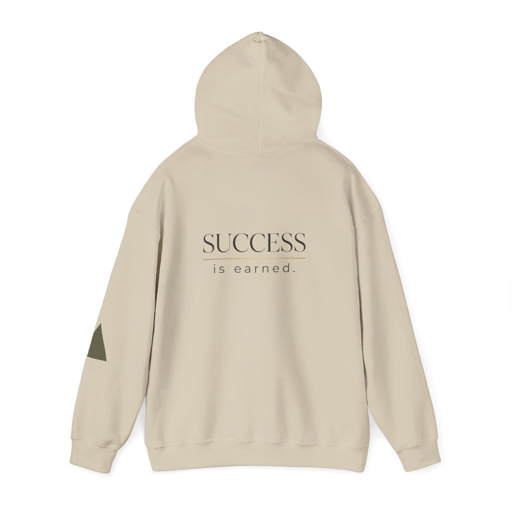 Built Different Hoodie — "Success Is Earned" Motivational Pullover