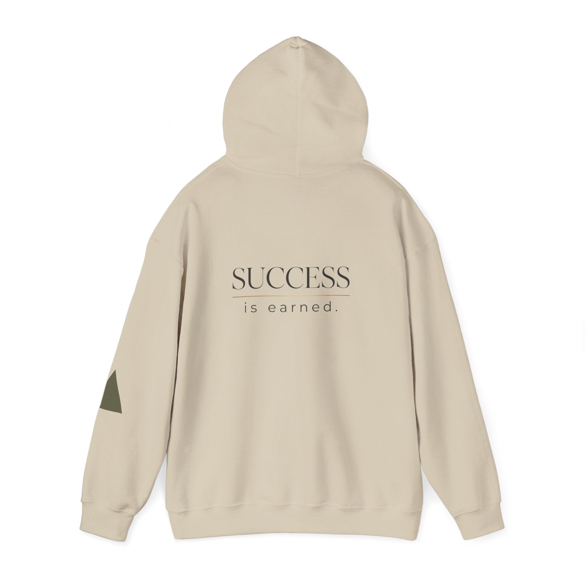 Built Different Hoodie — "Success Is Earned" Motivational Pullover