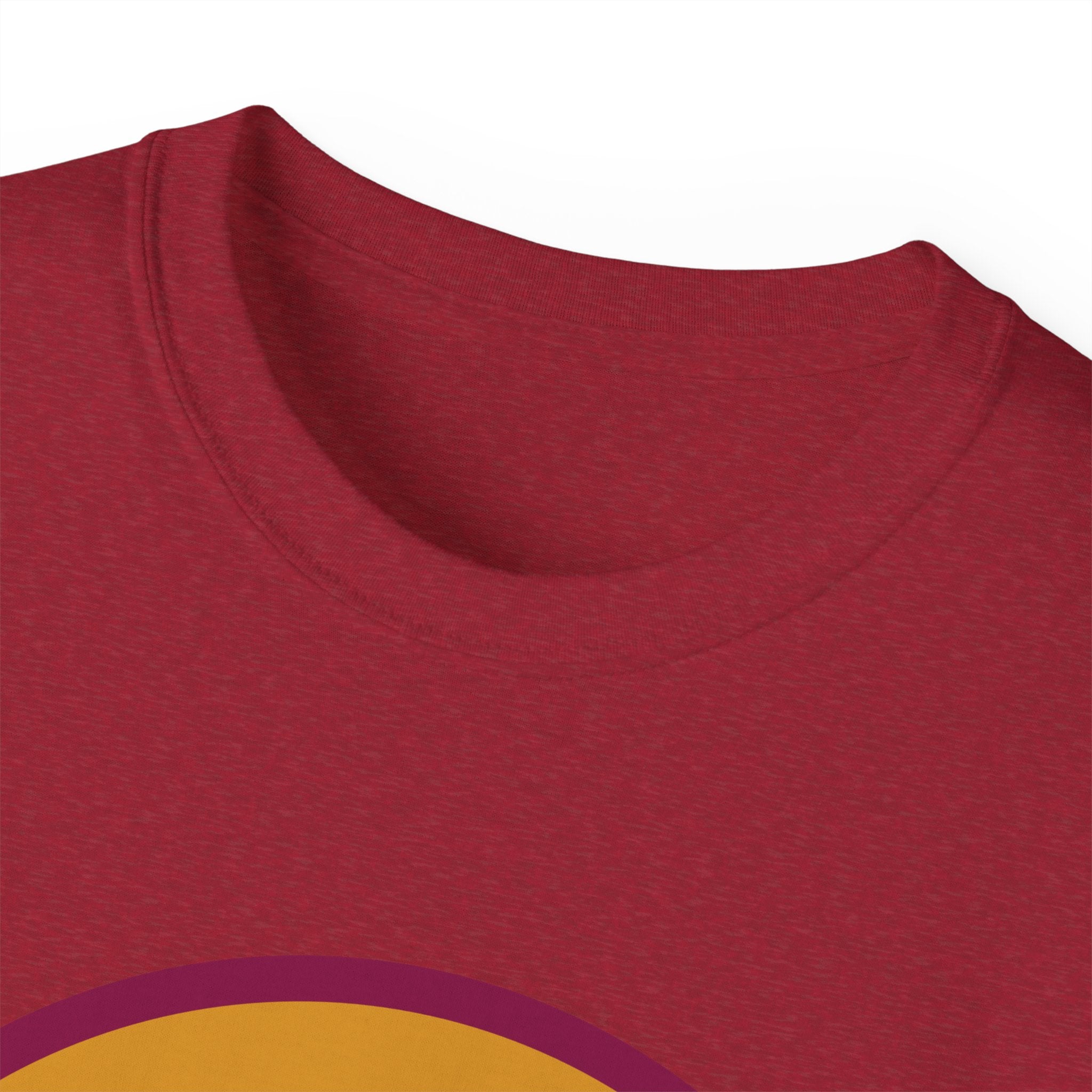T-Shirt — Retro Palm Sunset Surf Tee ("Salt Air, Soft Hearts")