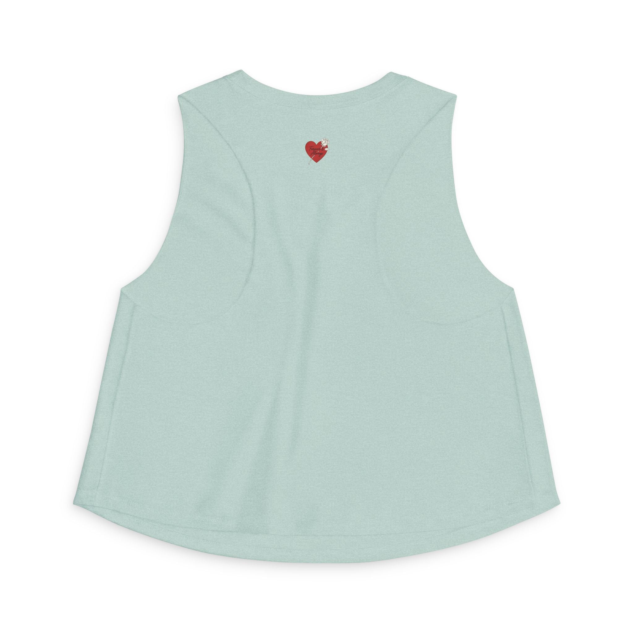 Heart Sunset Crop Top — Retro Beach Love Tank