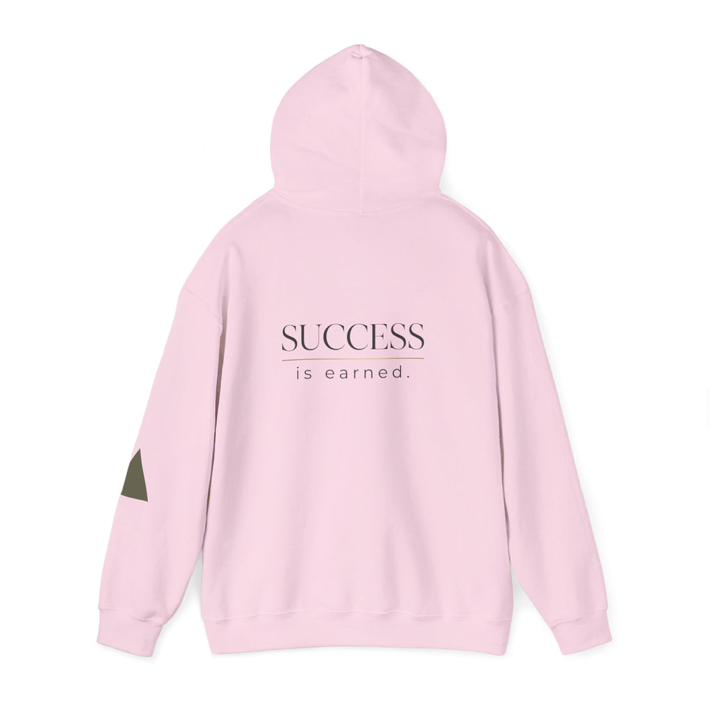 Built Different Hoodie — "Success Is Earned" Motivational Pullover