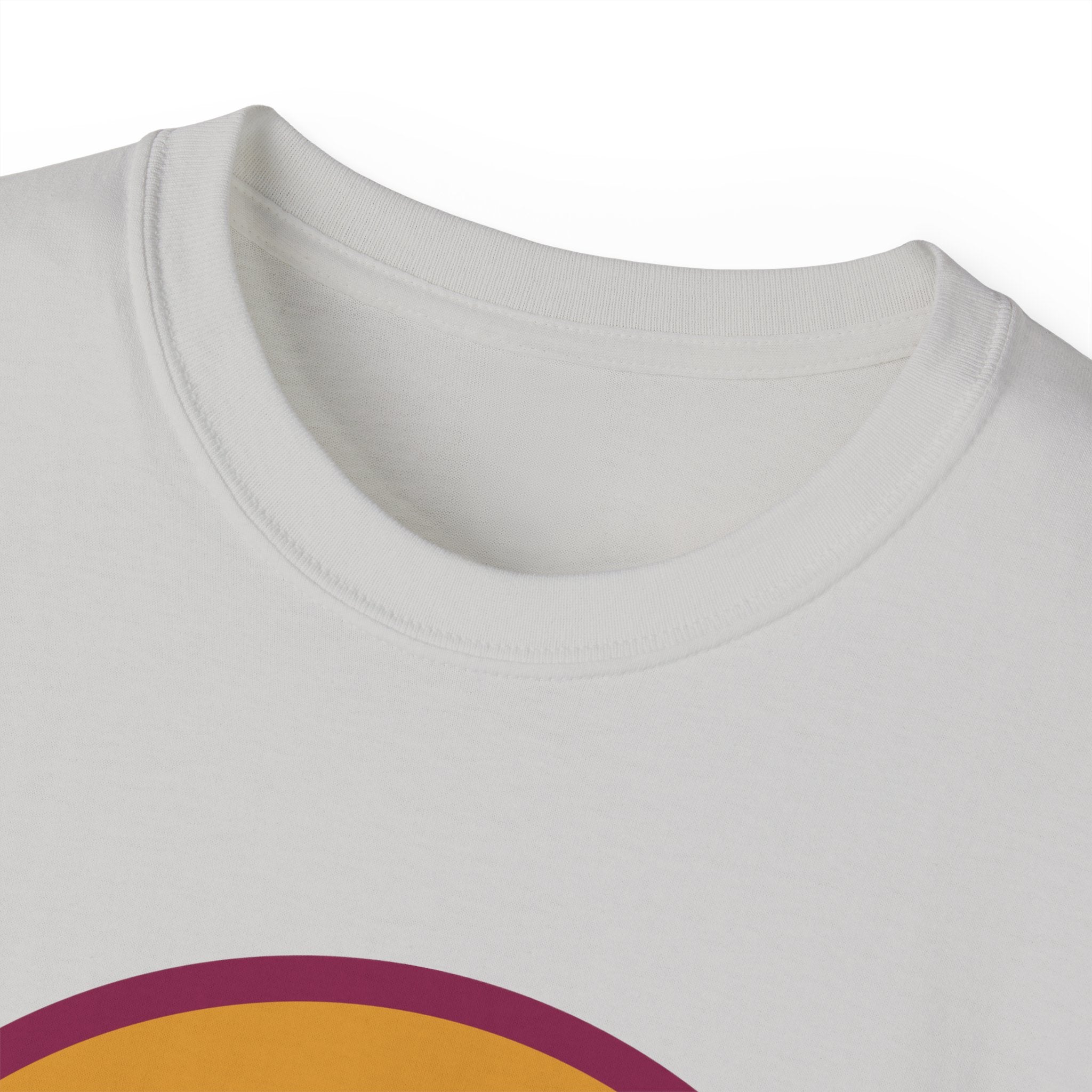 T-Shirt — Retro Palm Sunset Surf Tee ("Salt Air, Soft Hearts")