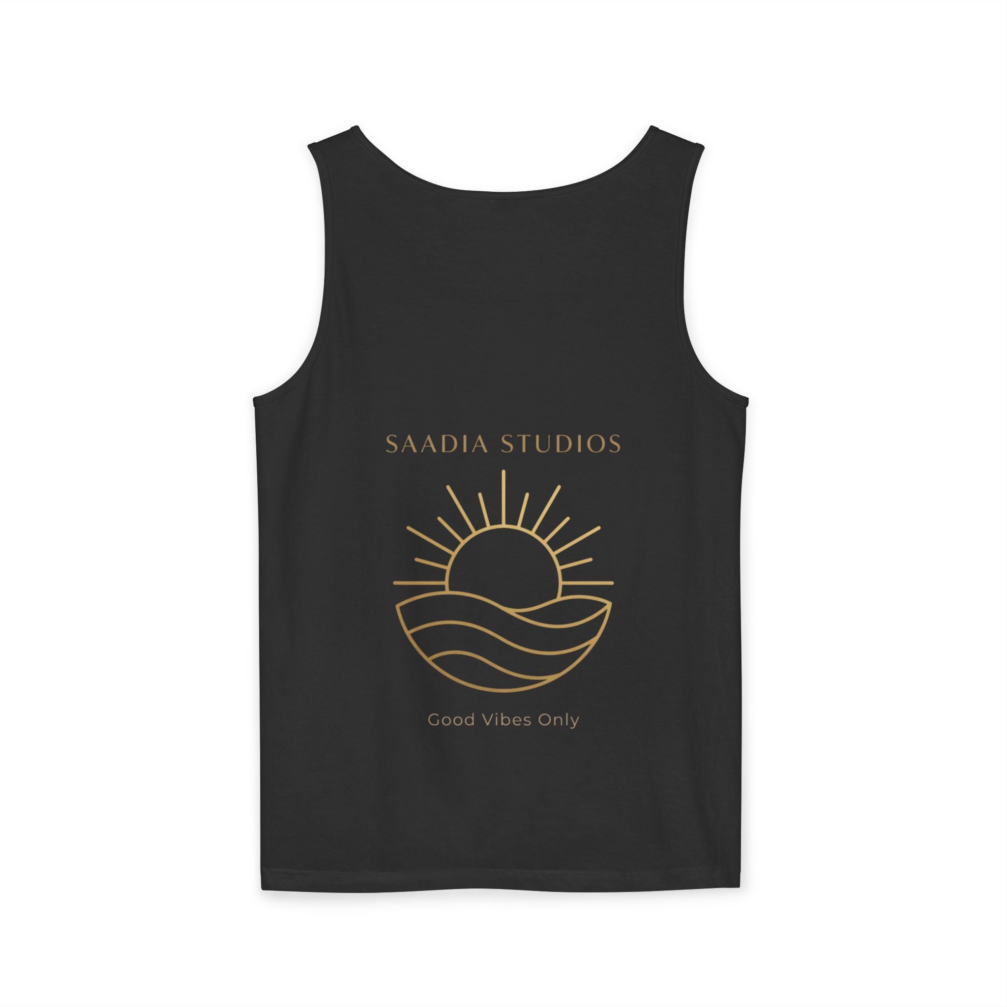 Summer State of Mind Tank Top – 'Good Vibes Only' Beach Graphic