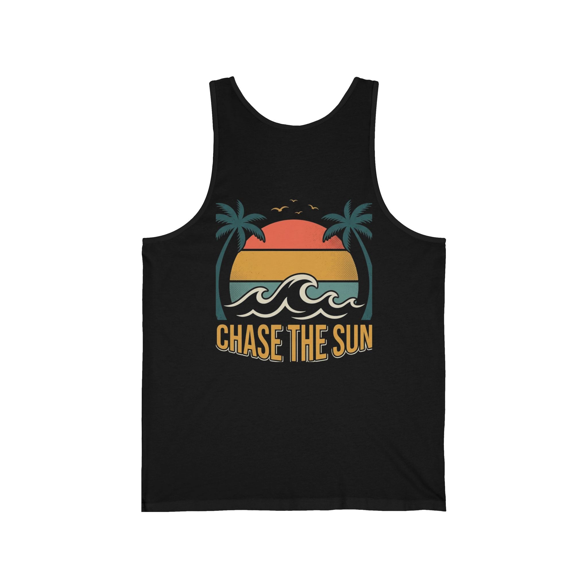 Endless Summer Tank Top — "Chase the Sun" Vintage Surf Graphic