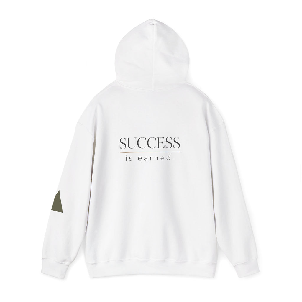 Built Different Hoodie — "Success Is Earned" Motivational Pullover