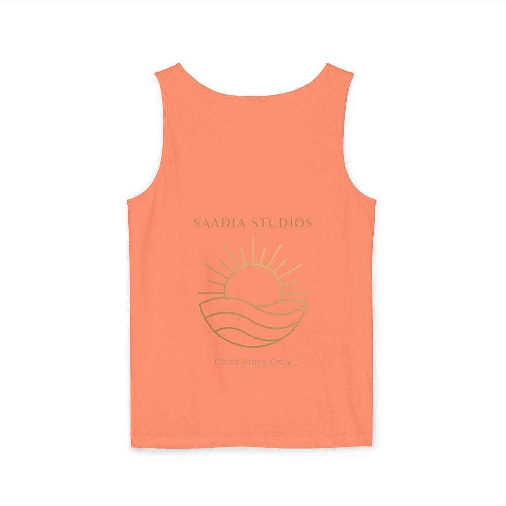 Summer State of Mind Tank Top – 'Good Vibes Only' Beach Graphic