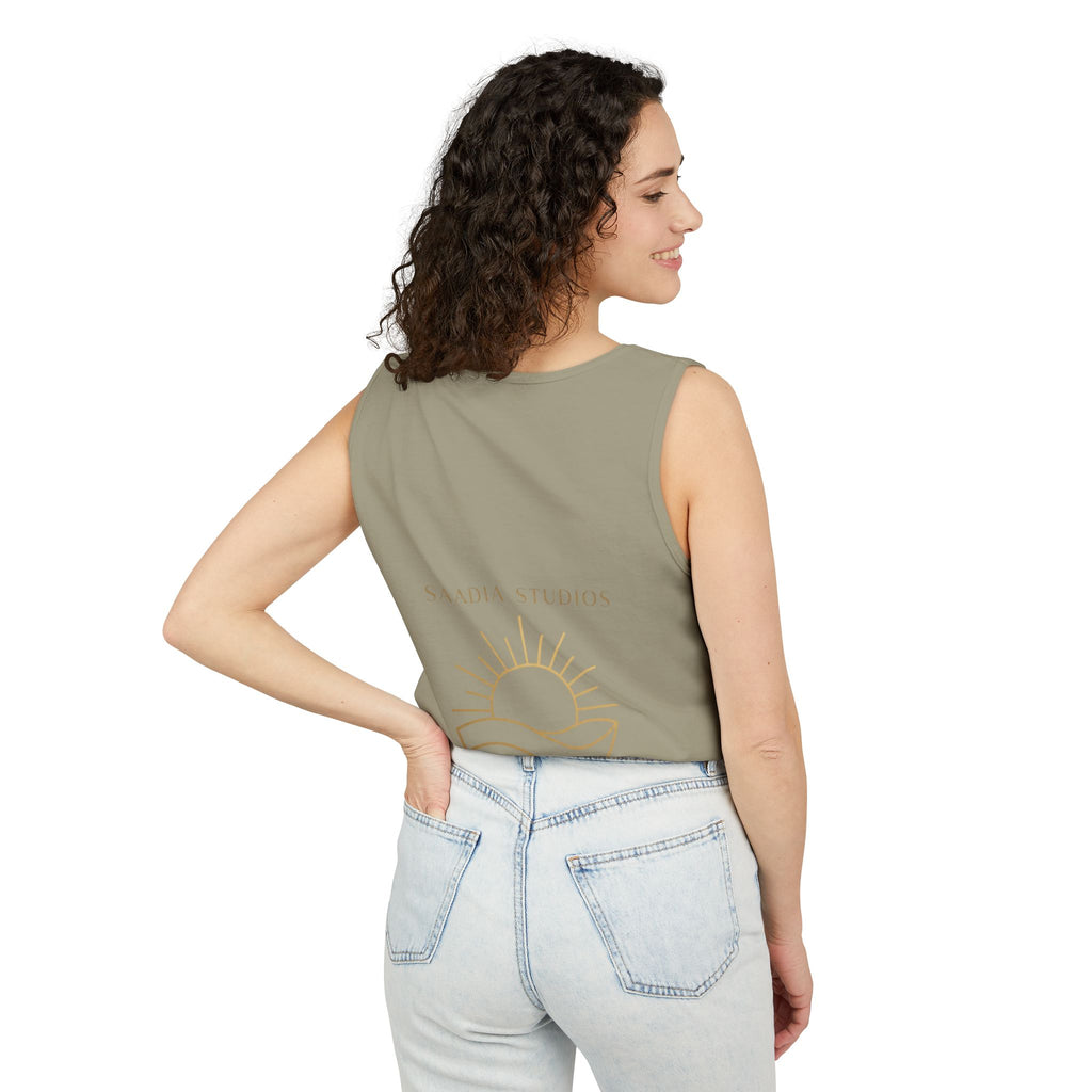 Summer State of Mind Tank Top – 'Good Vibes Only' Beach Graphic