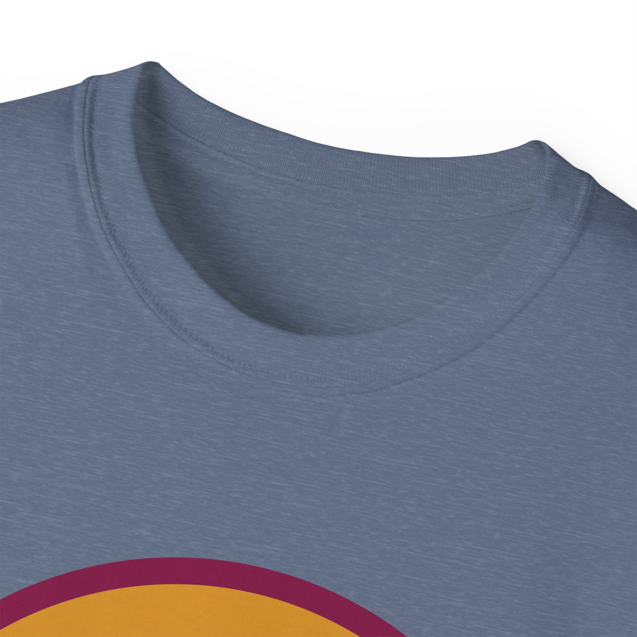 T-Shirt — Retro Palm Sunset Surf Tee ("Salt Air, Soft Hearts")