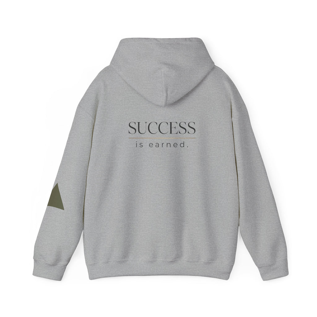 Built Different Hoodie — "Success Is Earned" Motivational Pullover