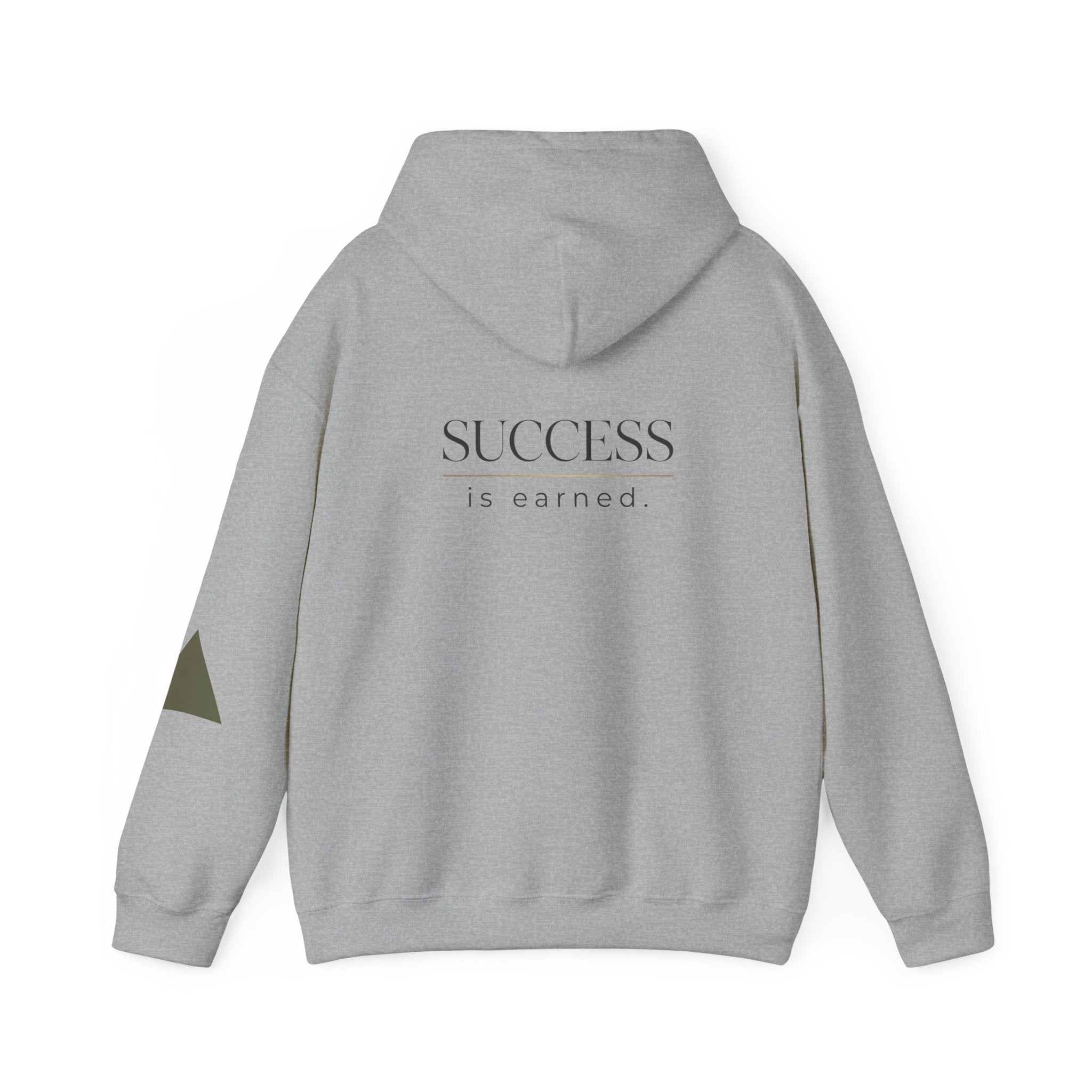 Built Different Hoodie — "Success Is Earned" Motivational Pullover