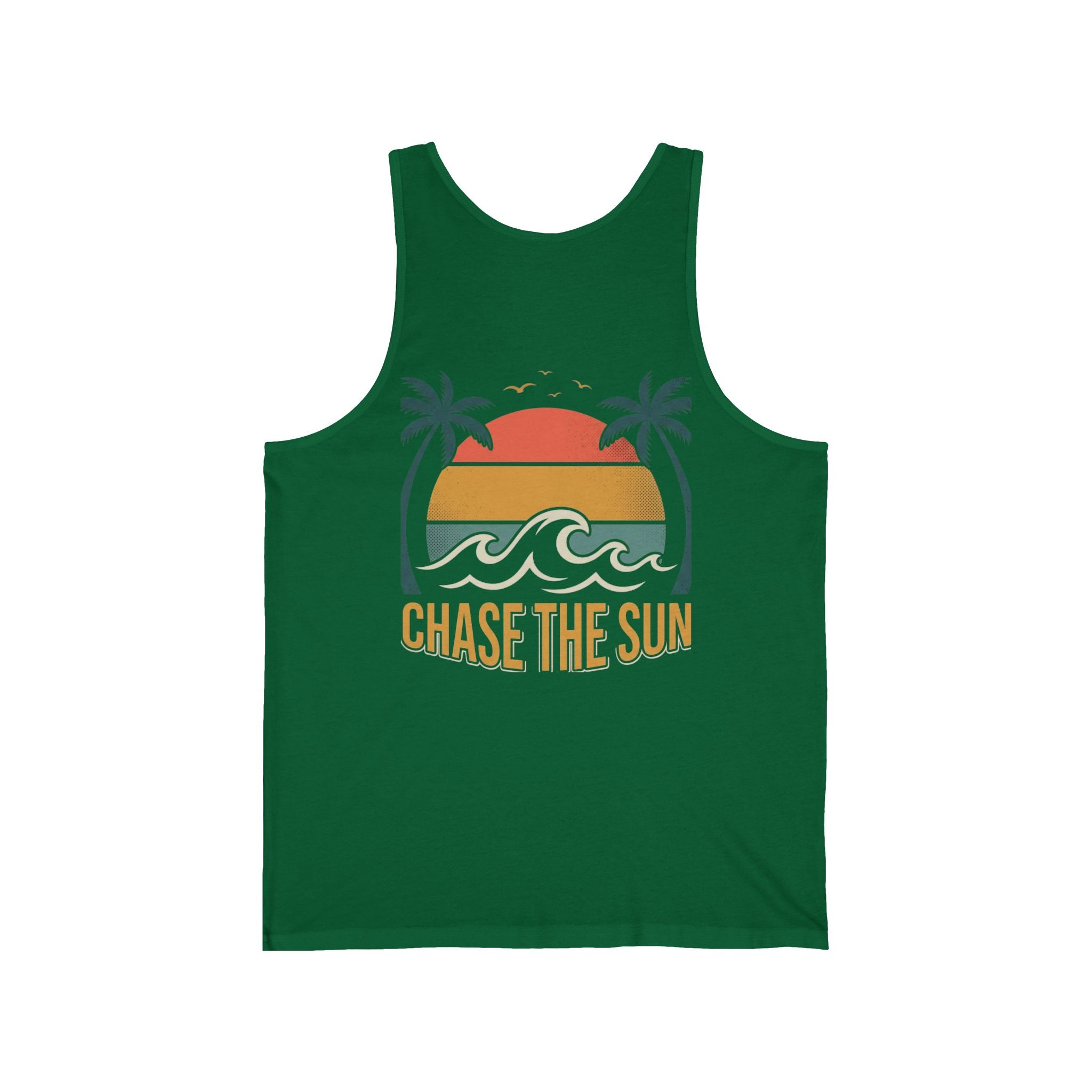 Endless Summer Tank Top — "Chase the Sun" Vintage Surf Graphic