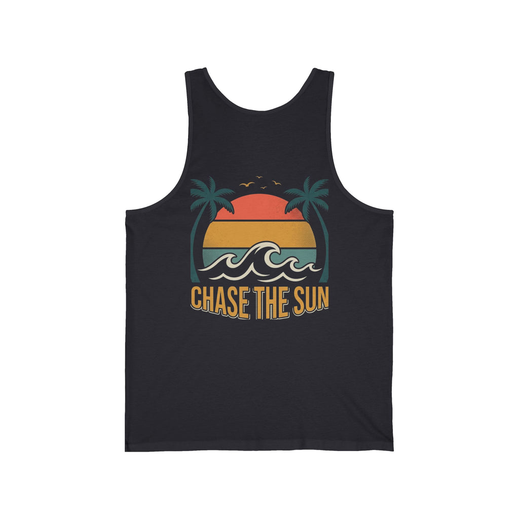 Endless Summer Tank Top — "Chase the Sun" Vintage Surf Graphic