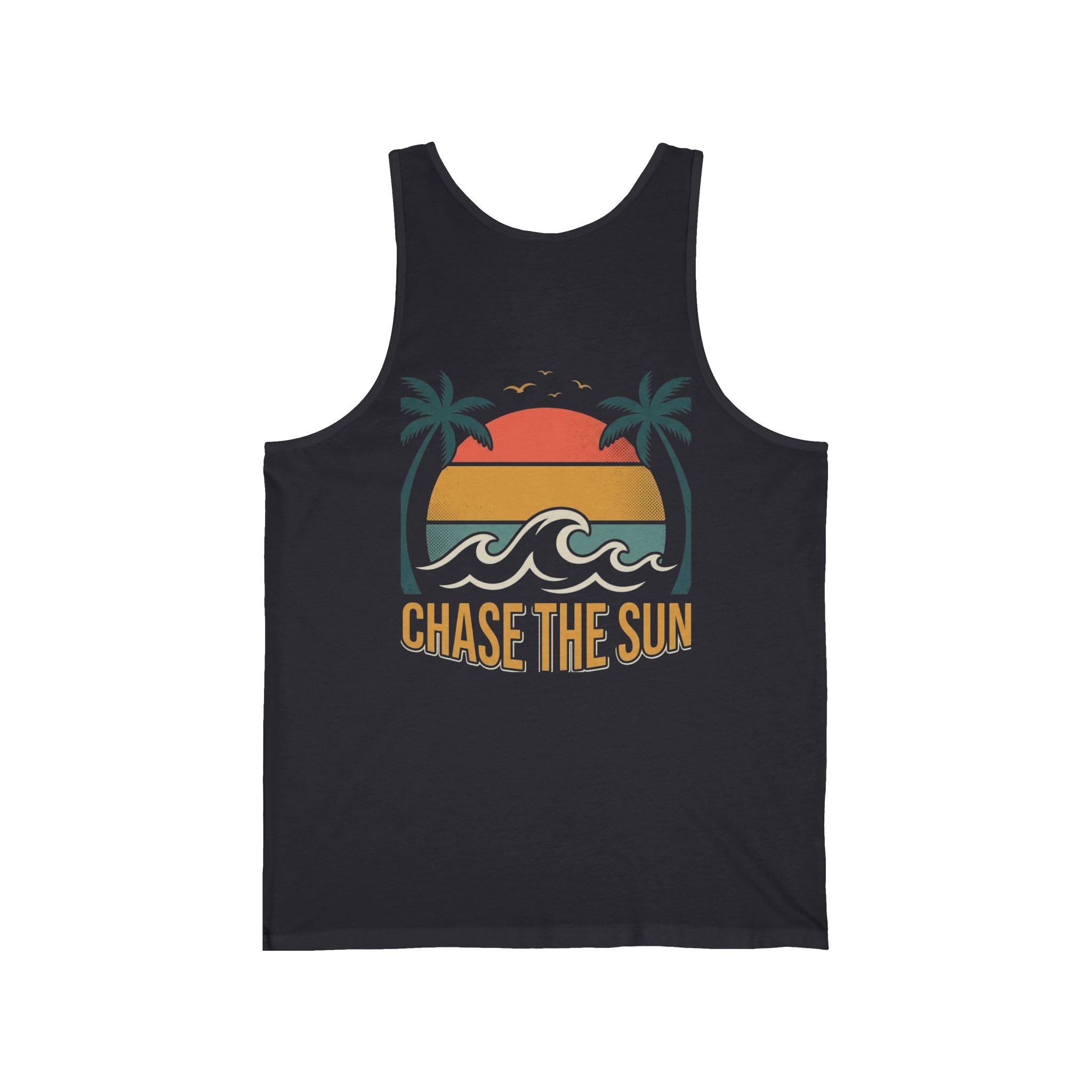 Endless Summer Tank Top — "Chase the Sun" Vintage Surf Graphic