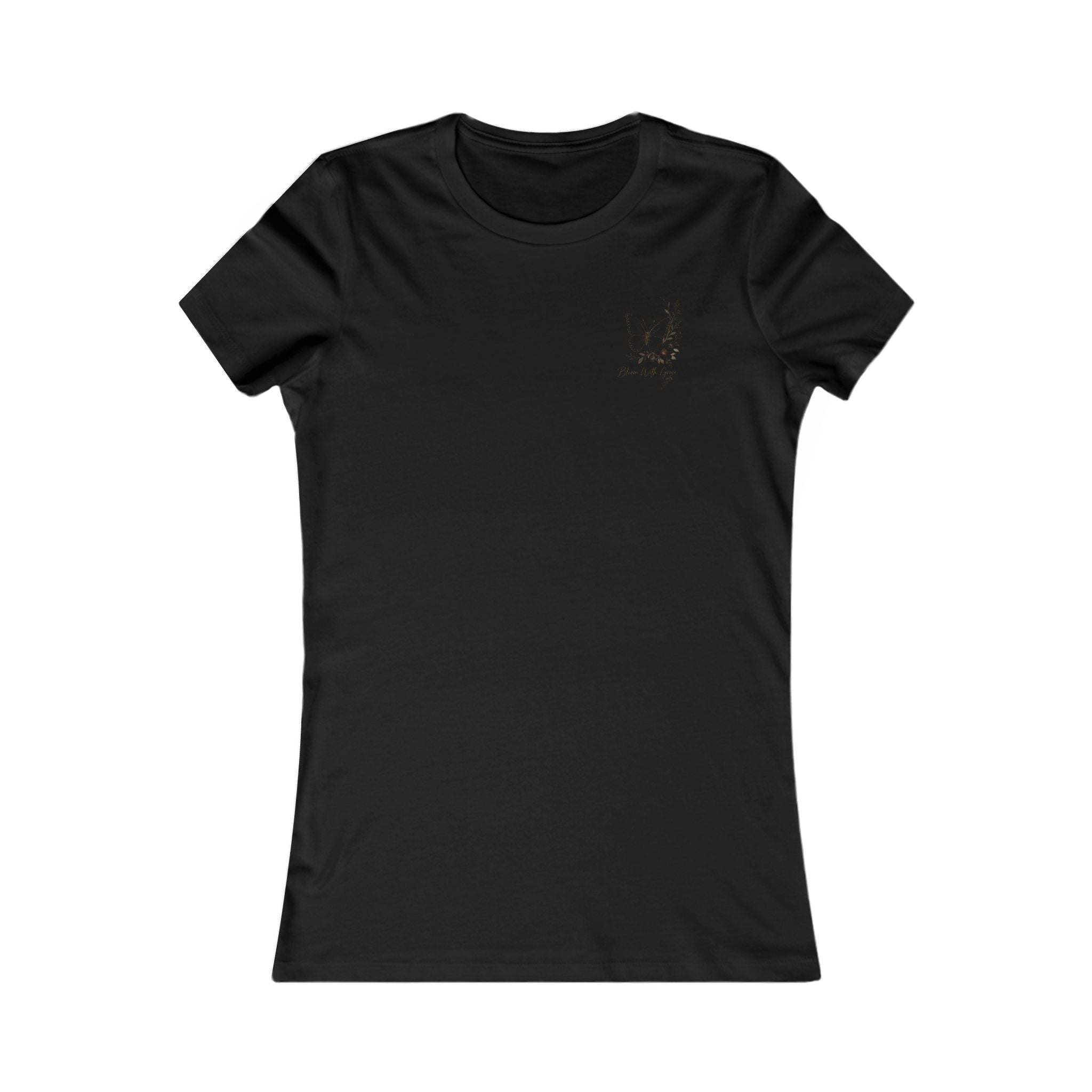 Women's Tee — Floral Moon Graphic Short Sleeve Shirt