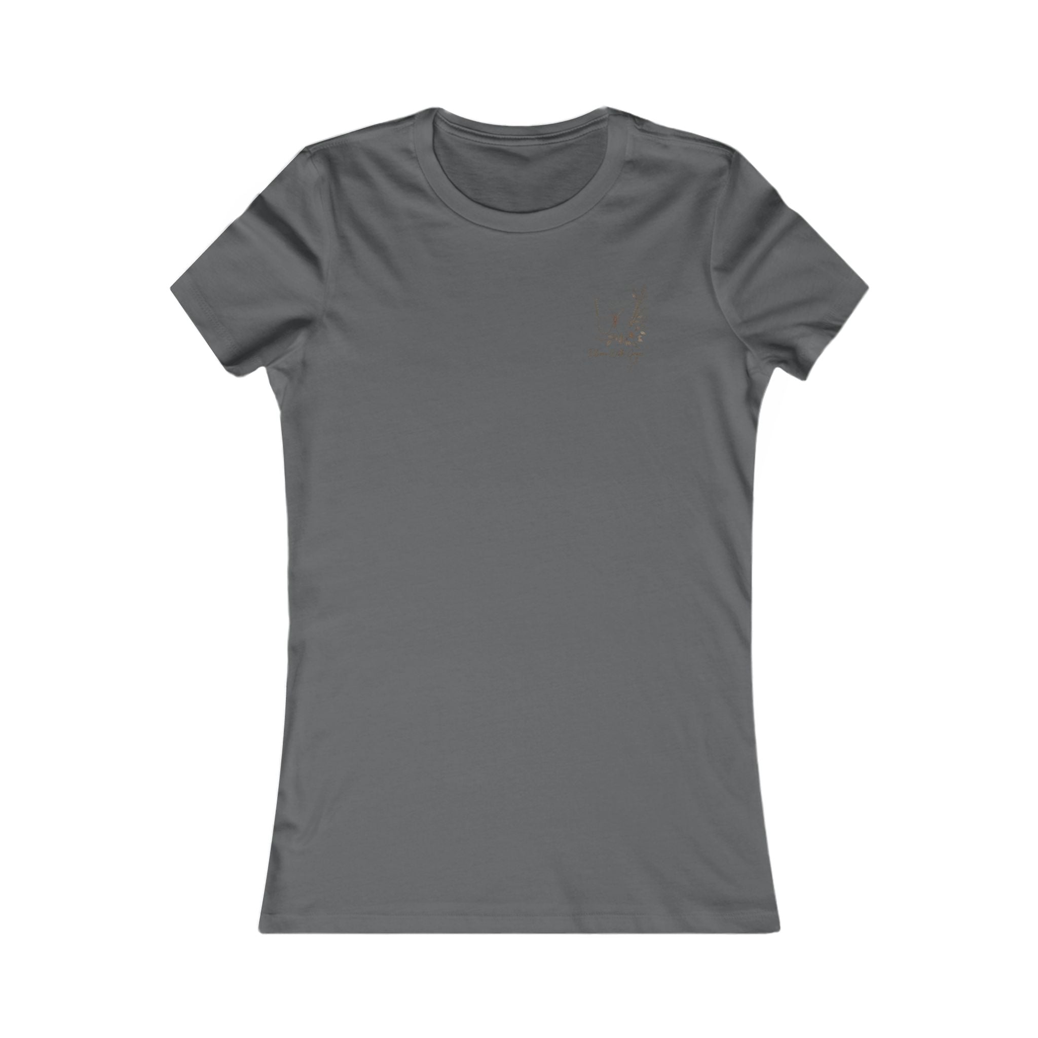 Women's Tee — Floral Moon Graphic Short Sleeve Shirt