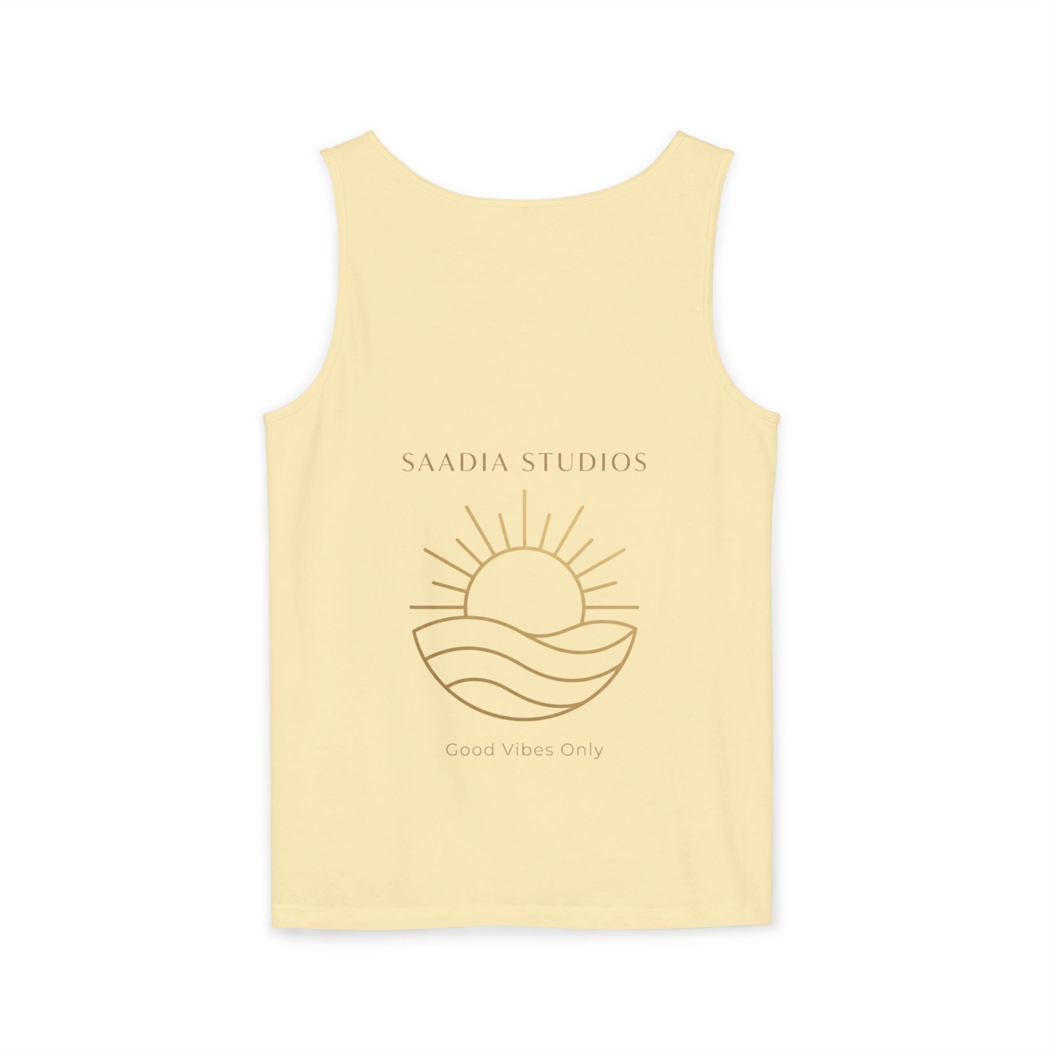 Summer State of Mind Tank Top – 'Good Vibes Only' Beach Graphic