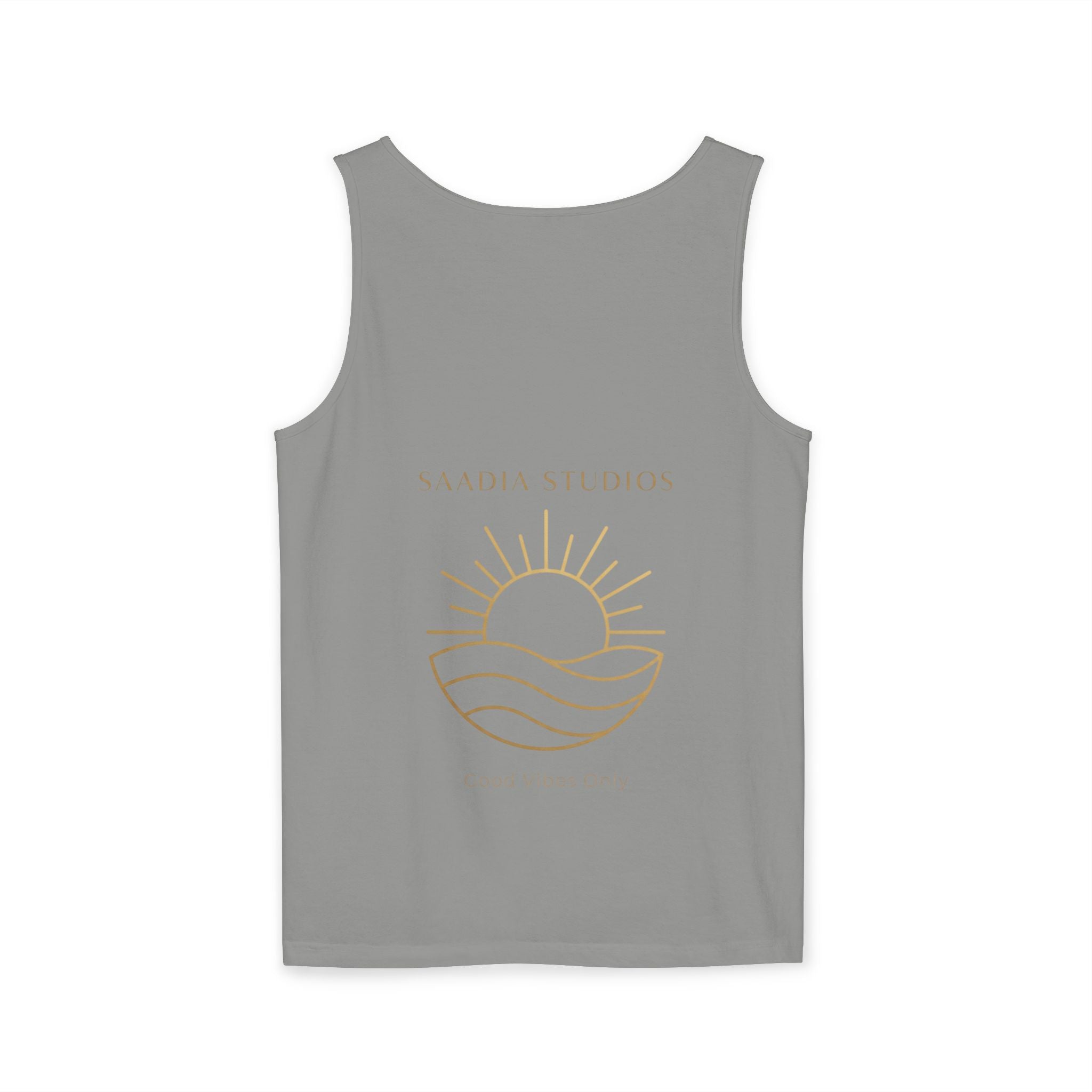 Summer State of Mind Tank Top – 'Good Vibes Only' Beach Graphic