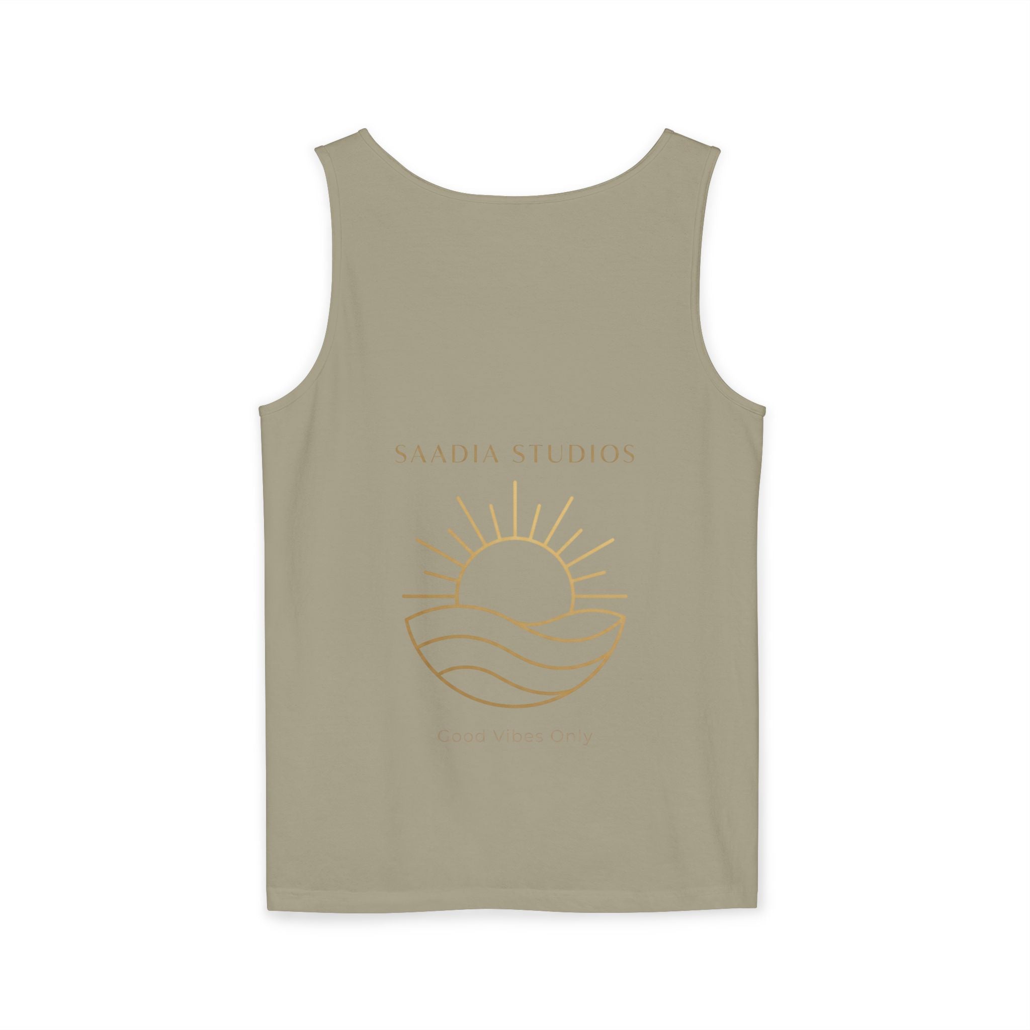 Summer State of Mind Tank Top – 'Good Vibes Only' Beach Graphic