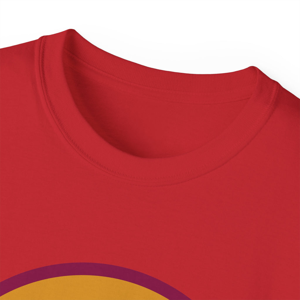 T-Shirt — Retro Palm Sunset Surf Tee ("Salt Air, Soft Hearts")
