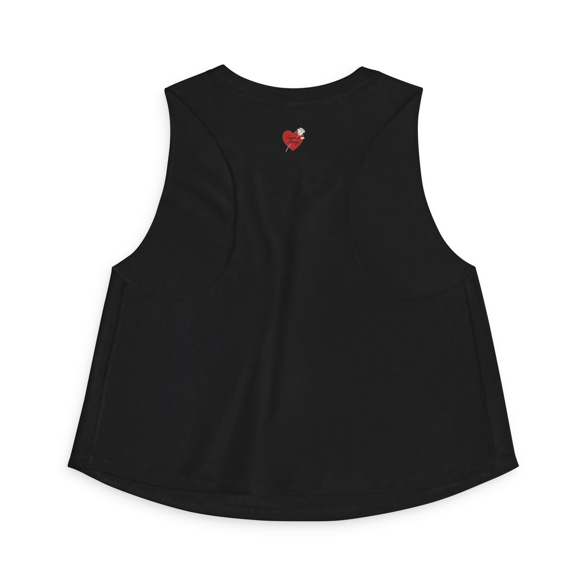 Heart Sunset Crop Top — Retro Beach Love Tank
