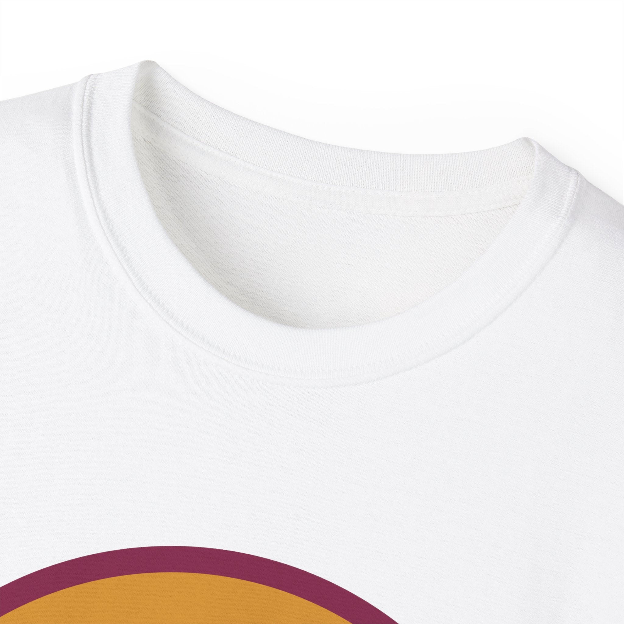 T-Shirt — Retro Palm Sunset Surf Tee ("Salt Air, Soft Hearts")