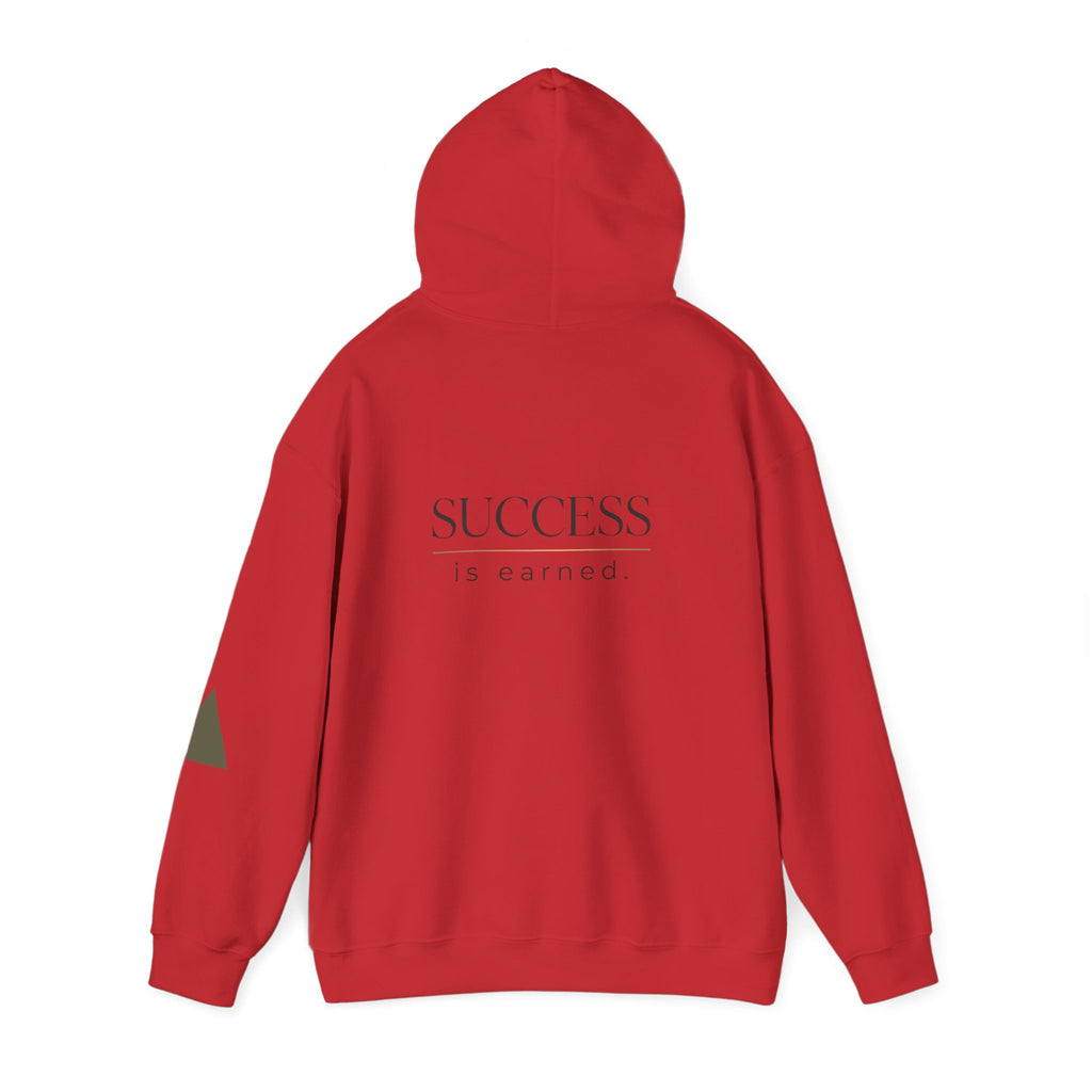 Built Different Hoodie — "Success Is Earned" Motivational Pullover