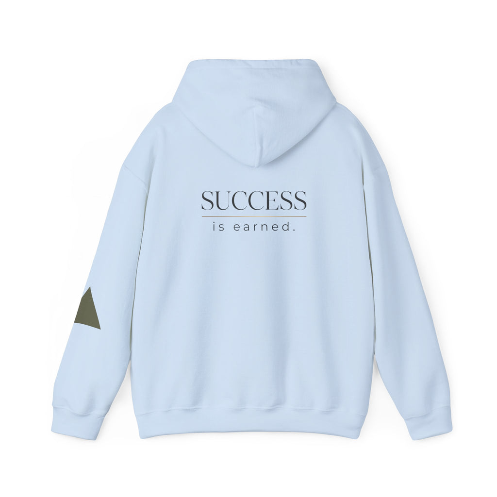 Built Different Hoodie — "Success Is Earned" Motivational Pullover
