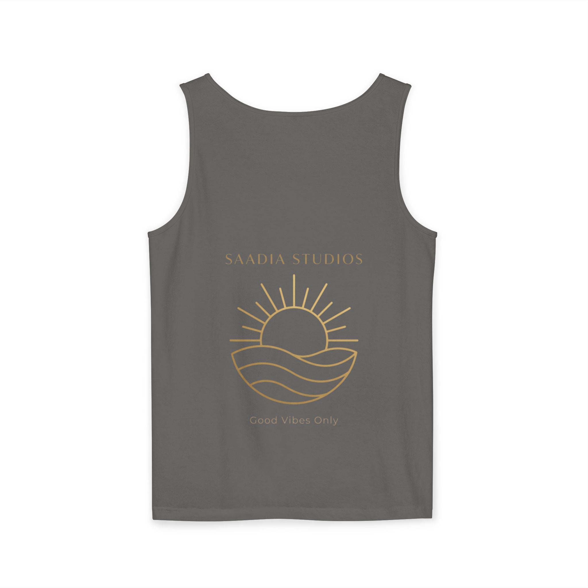 Summer State of Mind Tank Top – 'Good Vibes Only' Beach Graphic