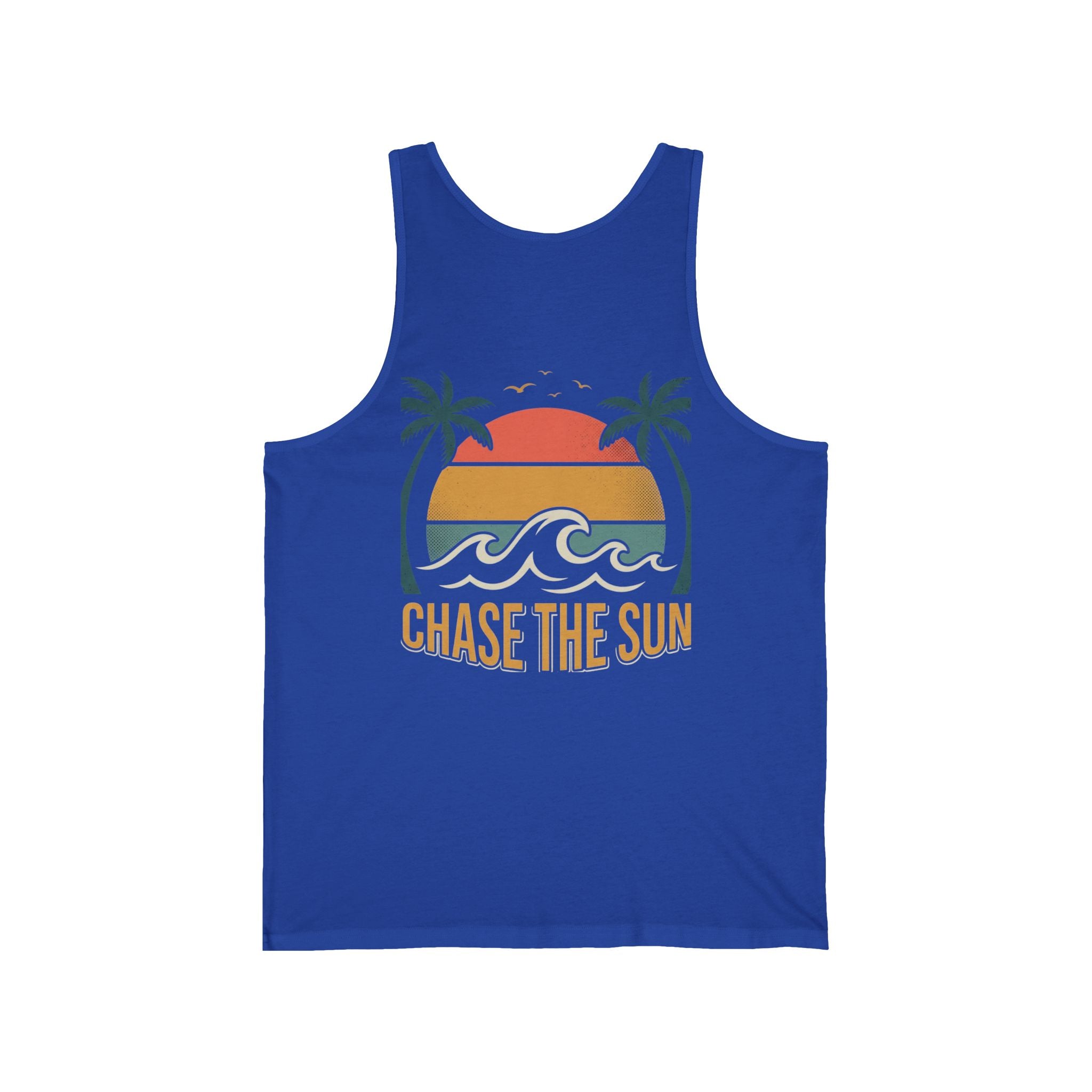 Endless Summer Tank Top — "Chase the Sun" Vintage Surf Graphic