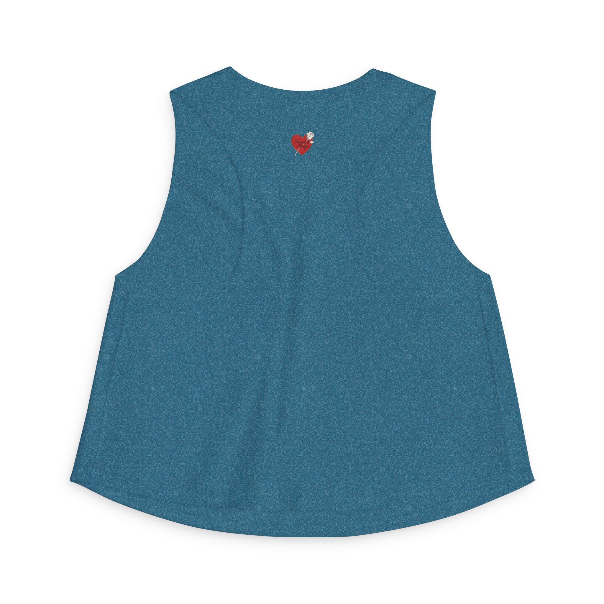 Heart Sunset Crop Top — Retro Beach Love Tank