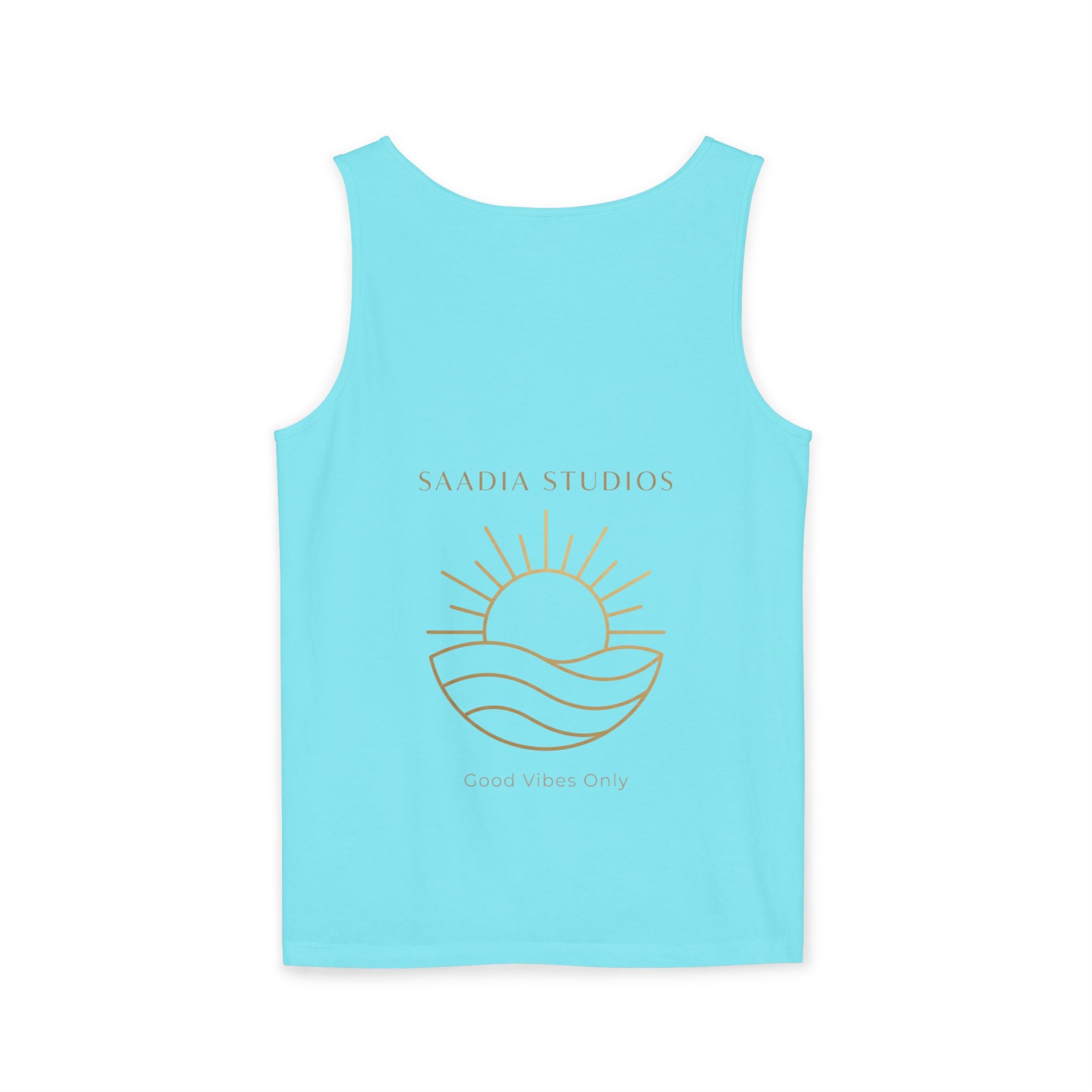 Summer State of Mind Tank Top – 'Good Vibes Only' Beach Graphic