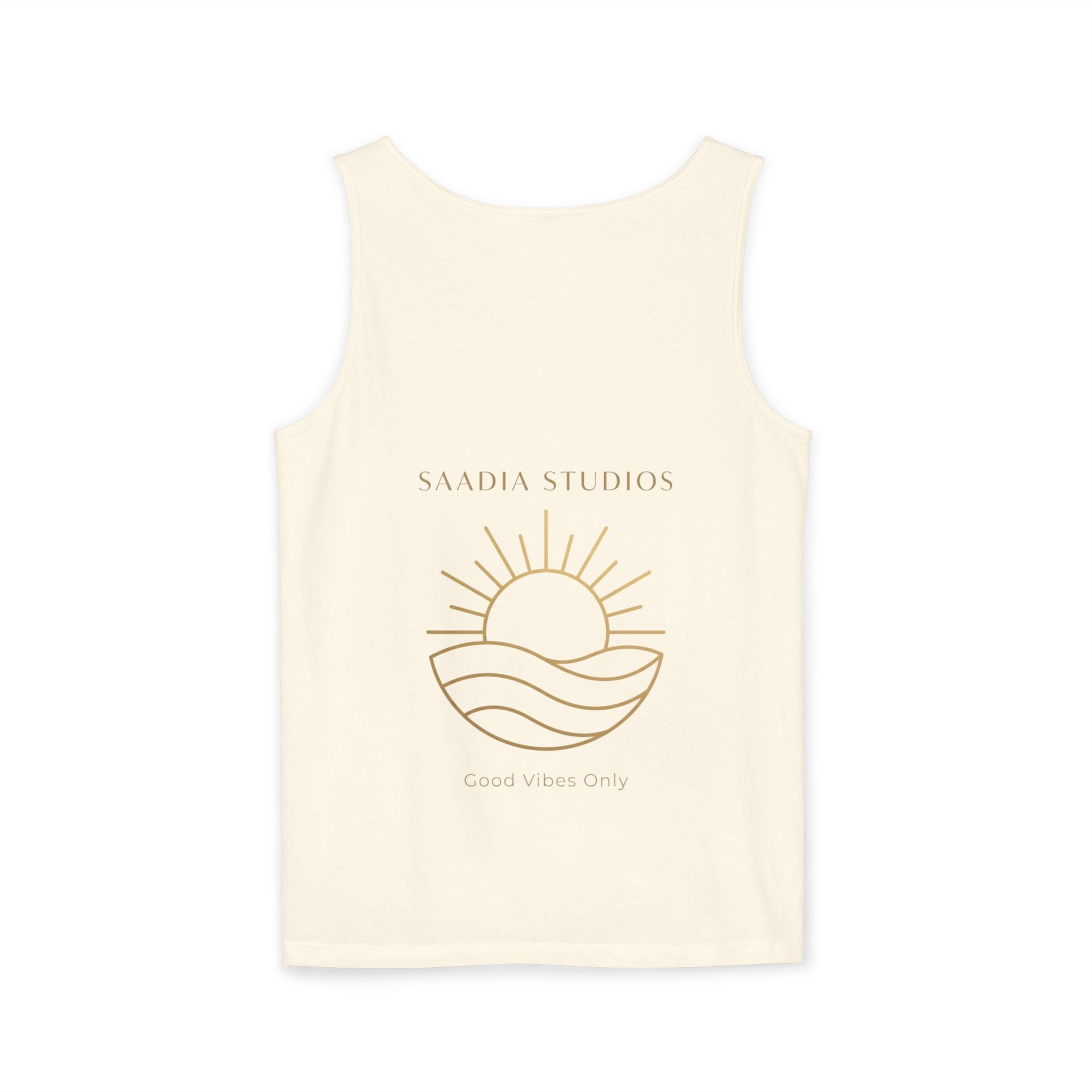 Summer State of Mind Tank Top – 'Good Vibes Only' Beach Graphic