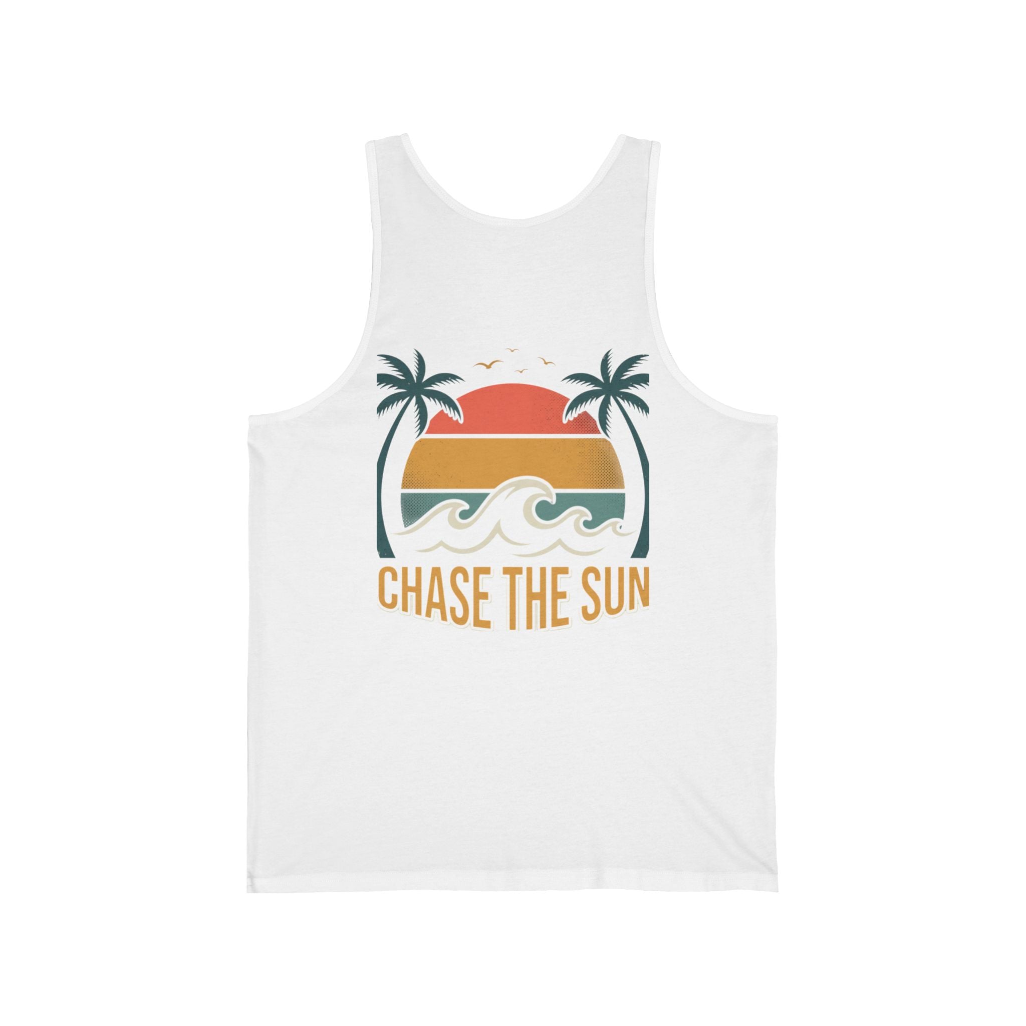Endless Summer Tank Top — "Chase the Sun" Vintage Surf Graphic