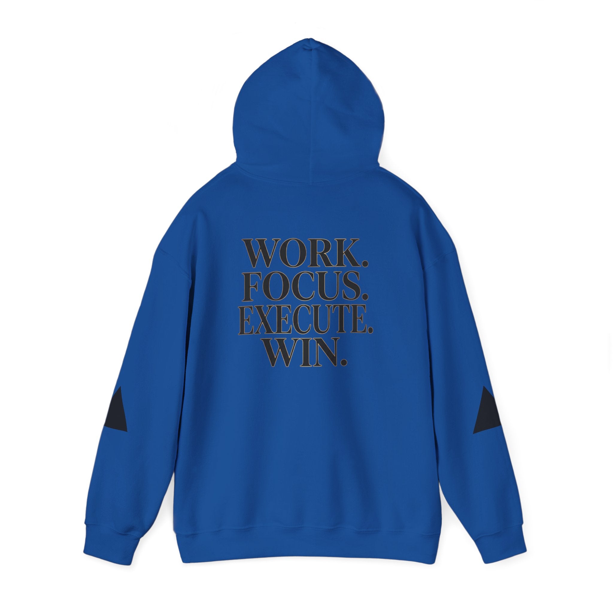 Success Is Earned Hoodie — Work. Focus. Execute. Win. Motivational Pullover