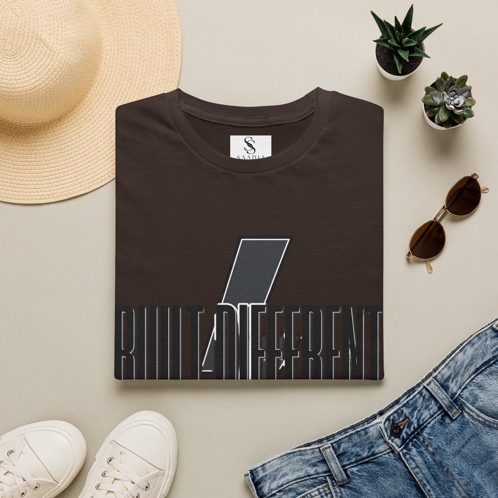 Built Different Lightning Bolt T‑Shirt — Inspirational Graphic Tee