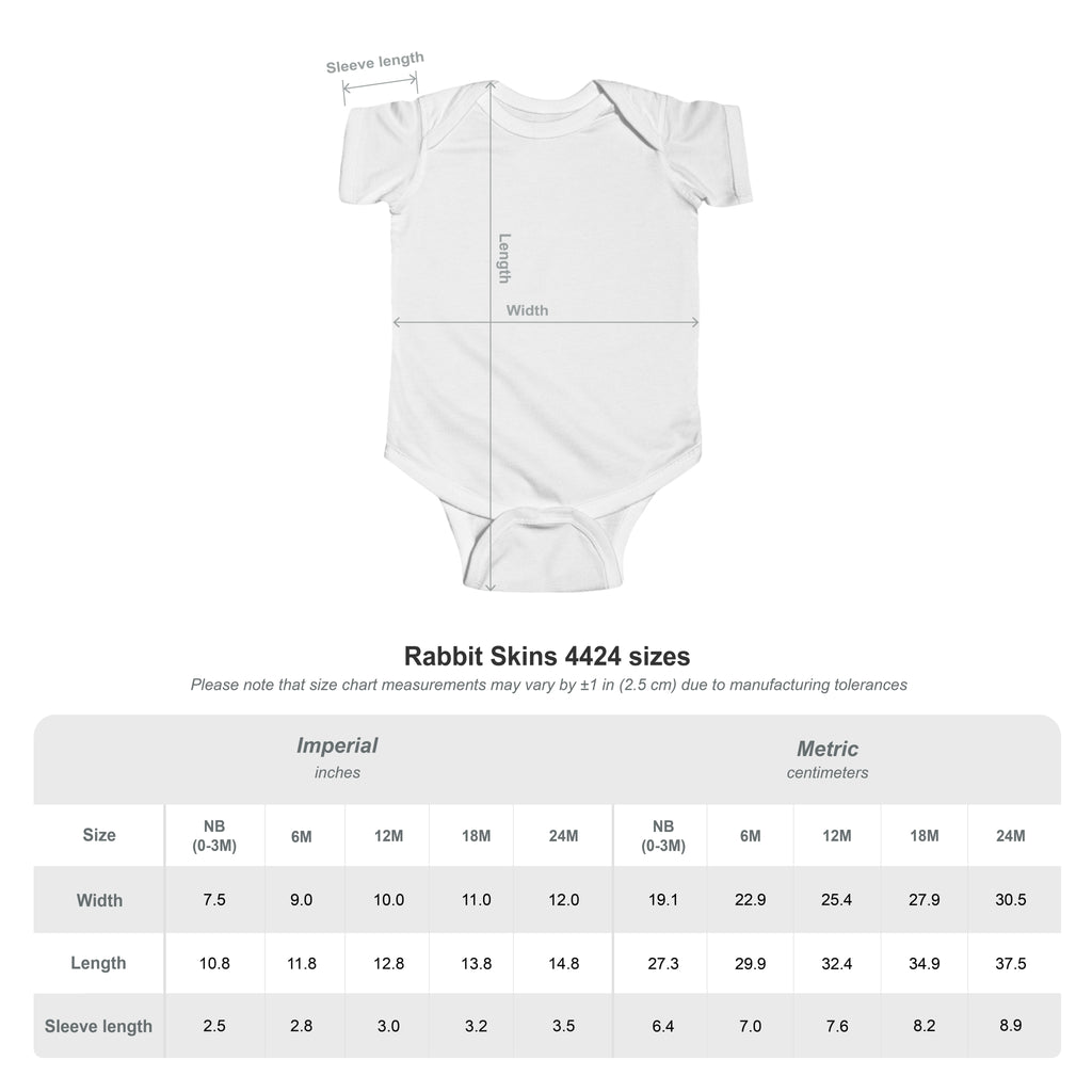 Bear Patch Baby Bodysuit — Cute Woodland Infant One-Piece