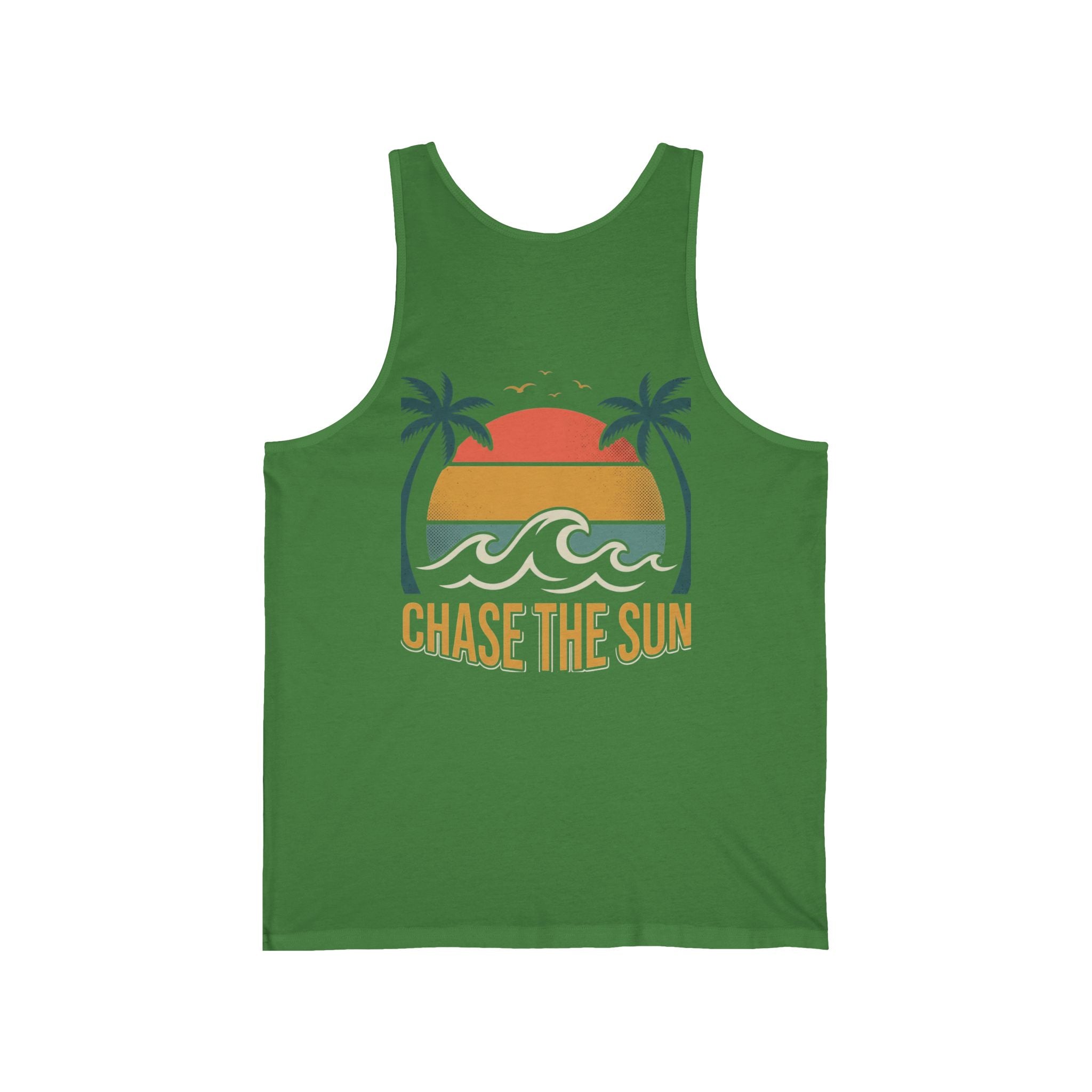 Endless Summer Tank Top — "Chase the Sun" Vintage Surf Graphic