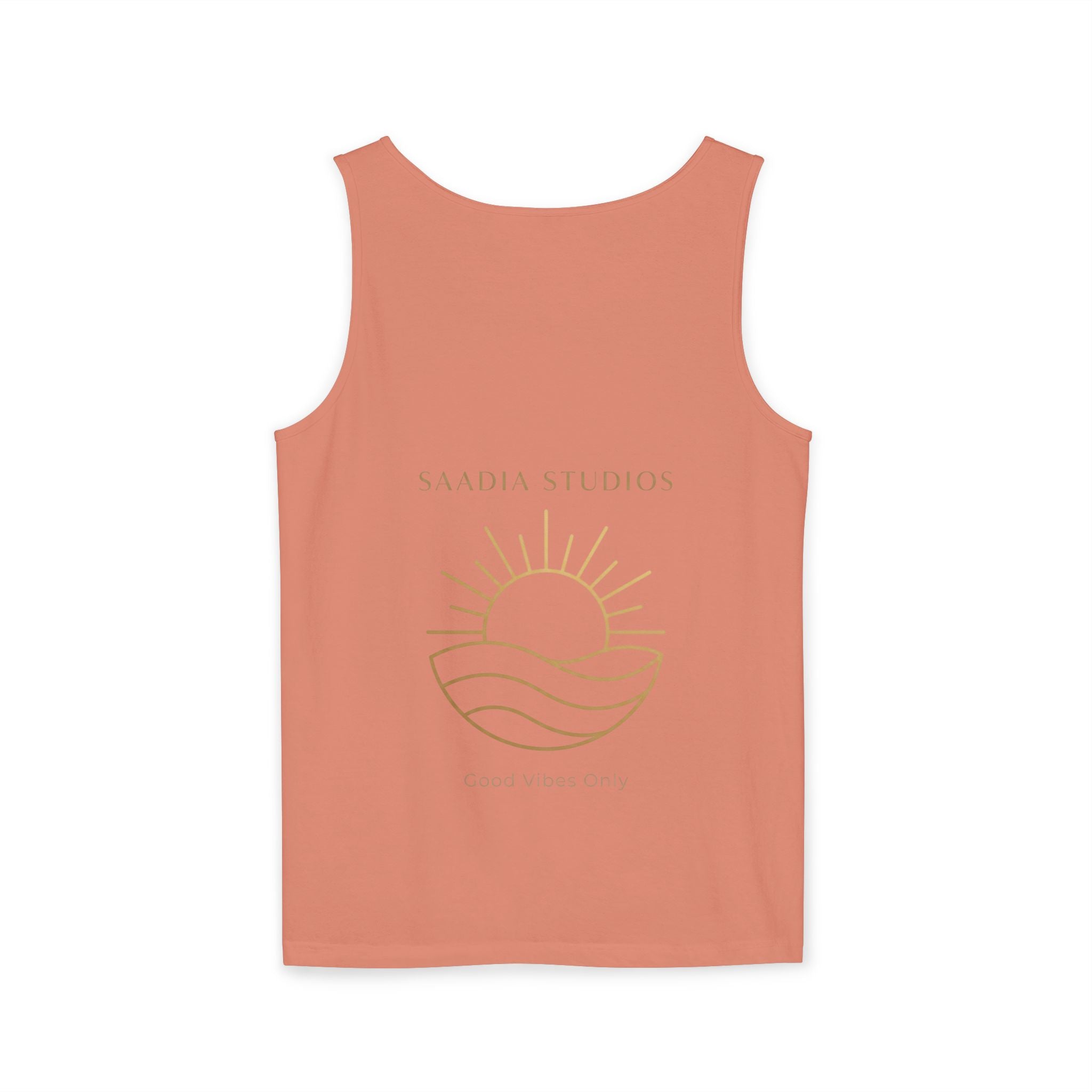 Summer State of Mind Tank Top – 'Good Vibes Only' Beach Graphic