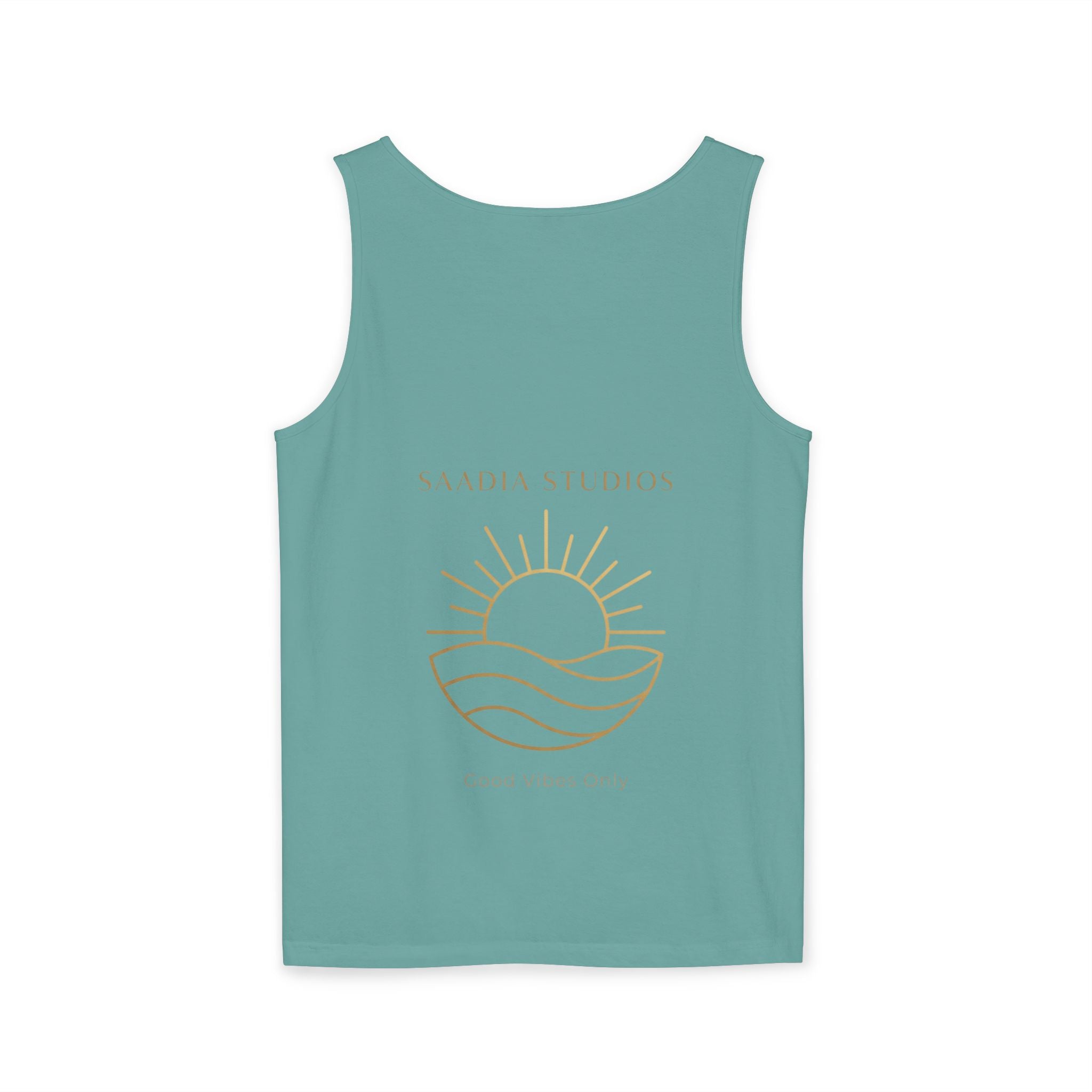 Summer State of Mind Tank Top – 'Good Vibes Only' Beach Graphic