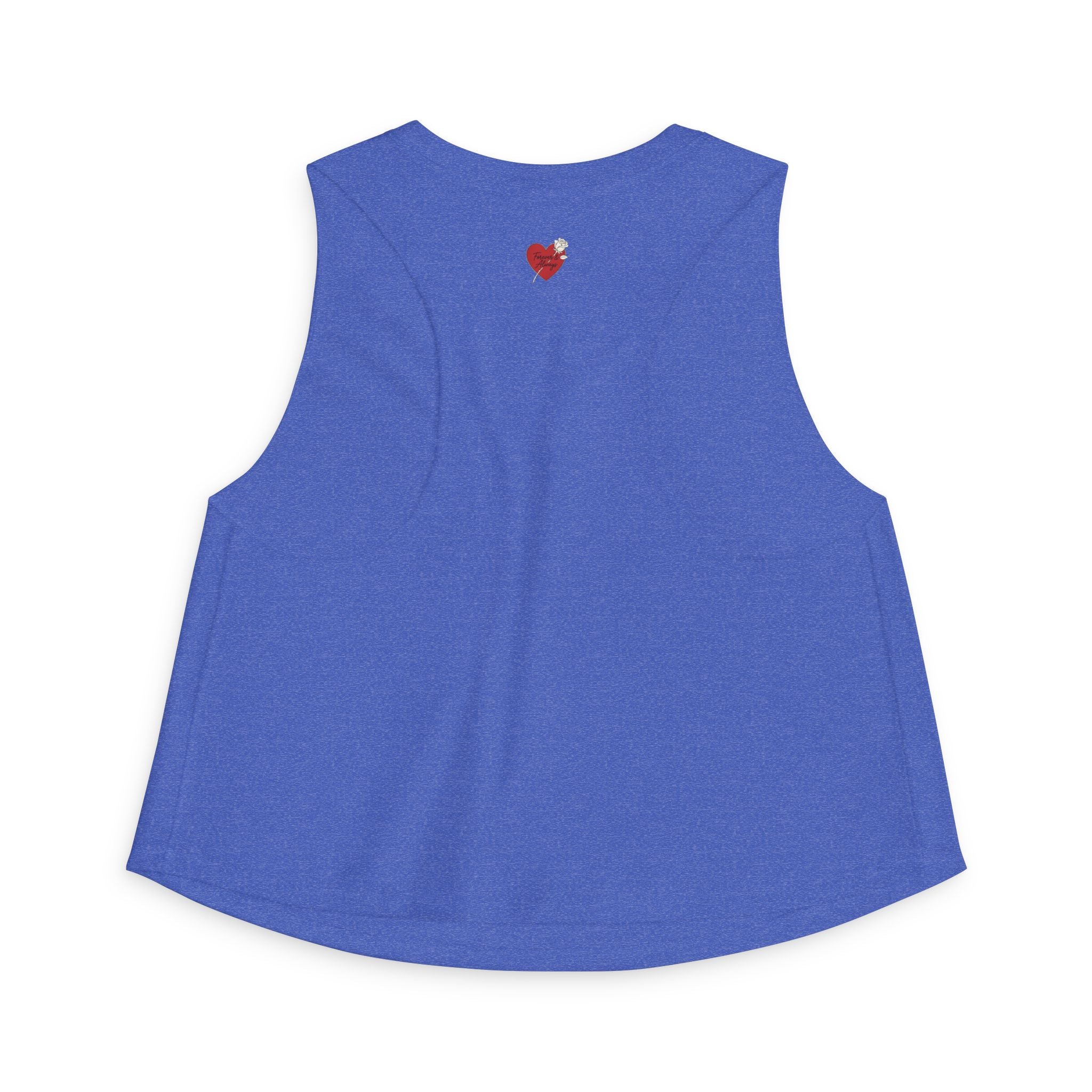 Heart Sunset Crop Top — Retro Beach Love Tank