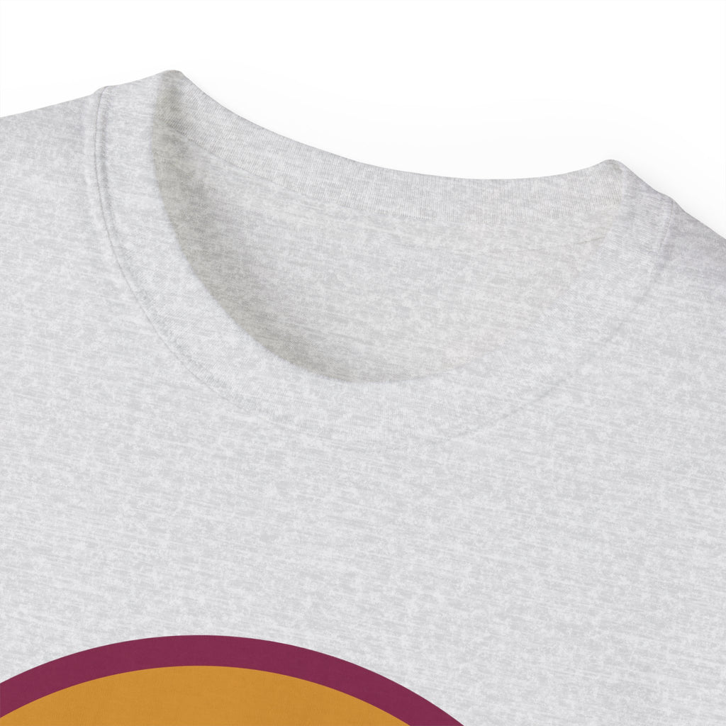 T-Shirt — Retro Palm Sunset Surf Tee ("Salt Air, Soft Hearts")