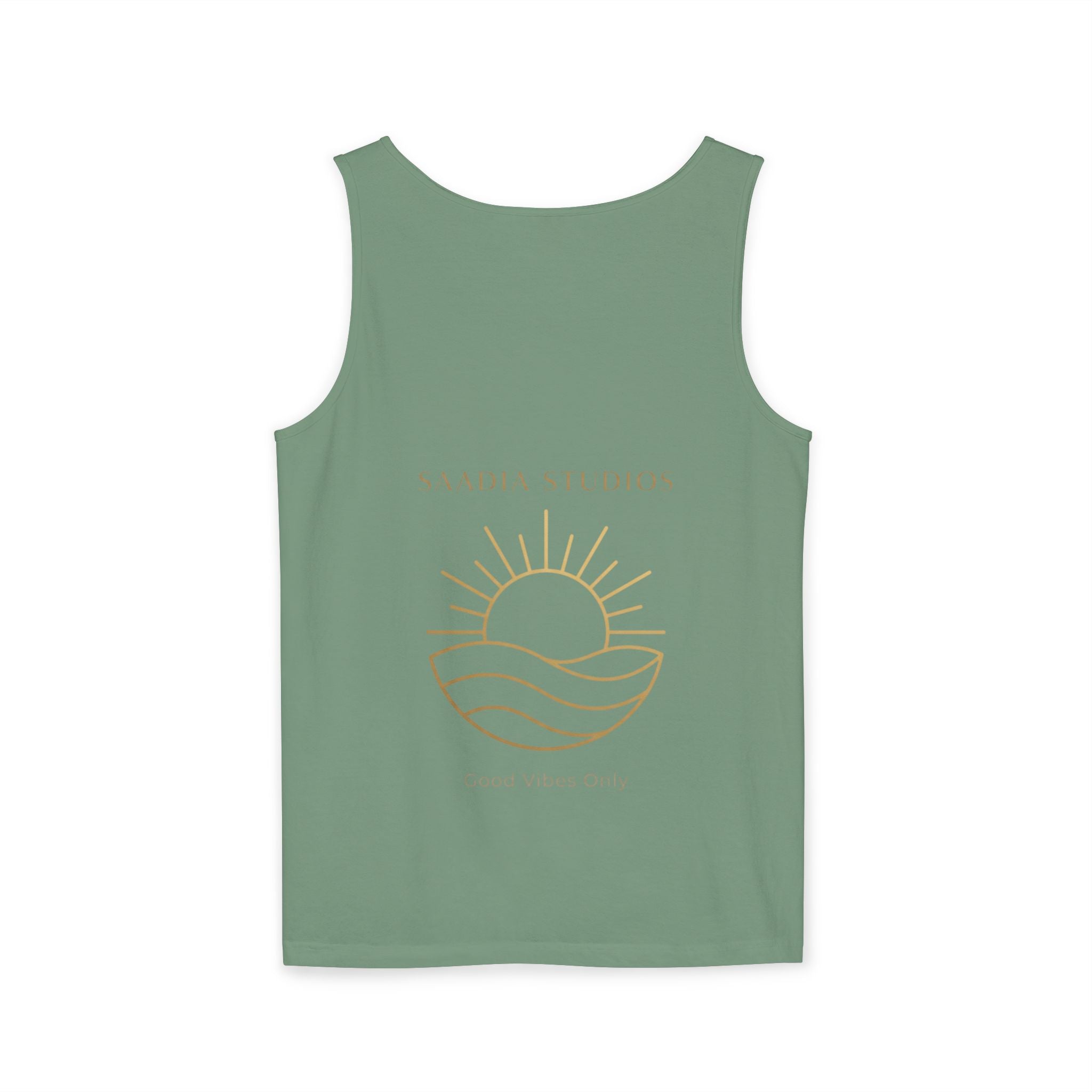 Summer State of Mind Tank Top – 'Good Vibes Only' Beach Graphic