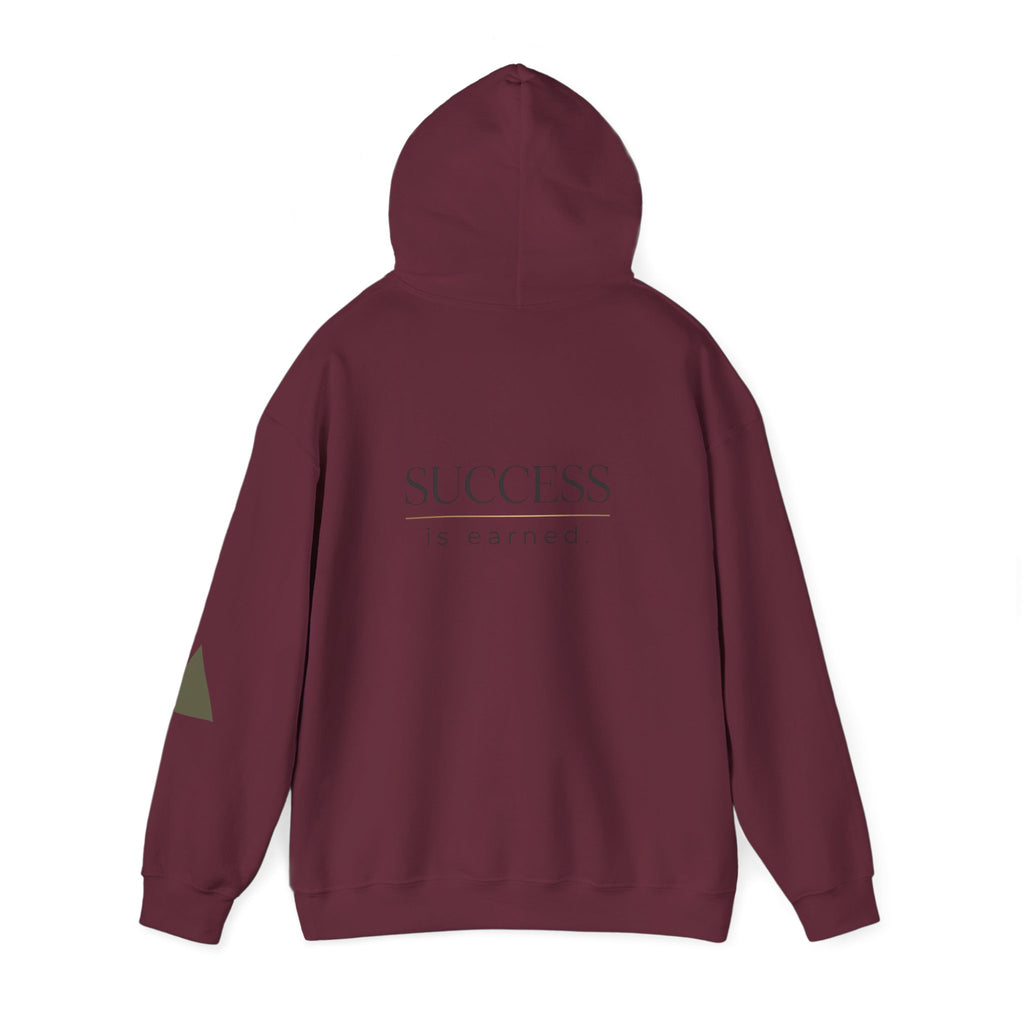 Built Different Hoodie — "Success Is Earned" Motivational Pullover