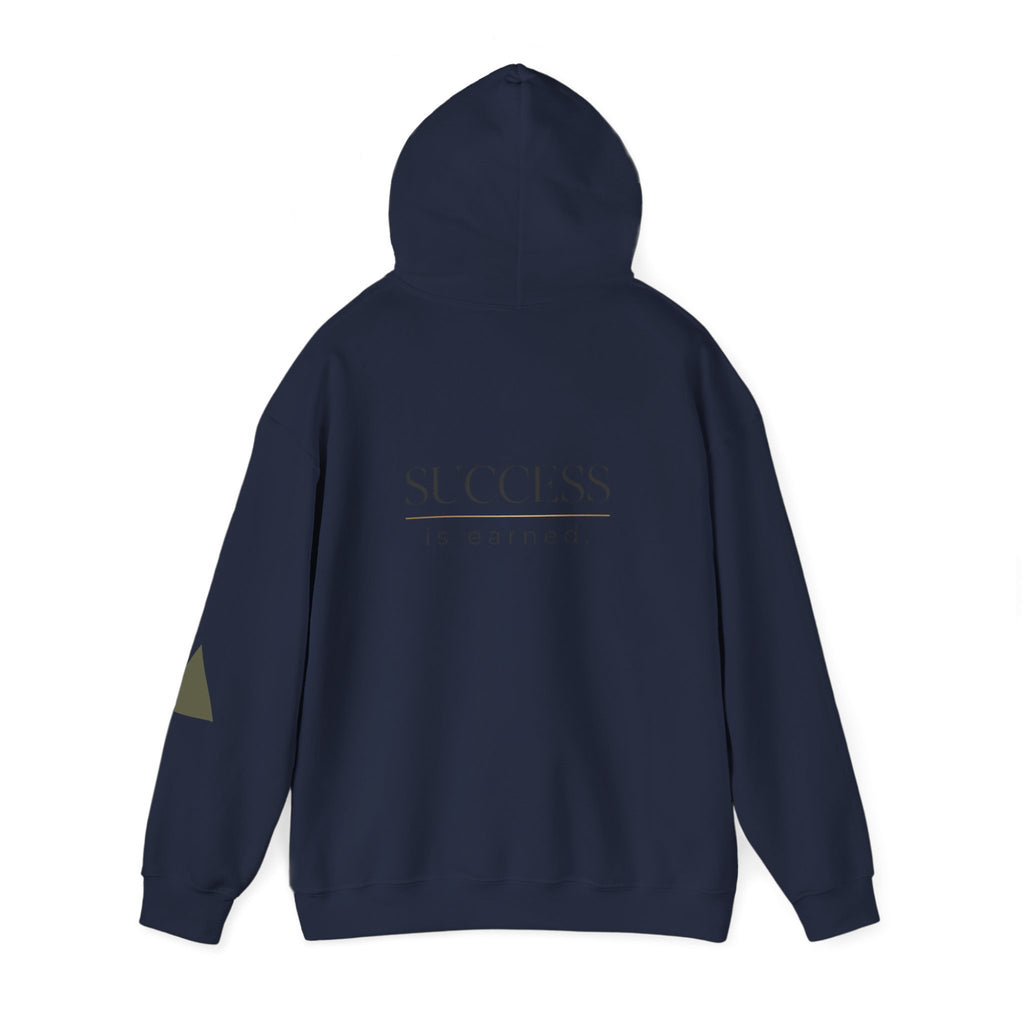 Built Different Hoodie — "Success Is Earned" Motivational Pullover