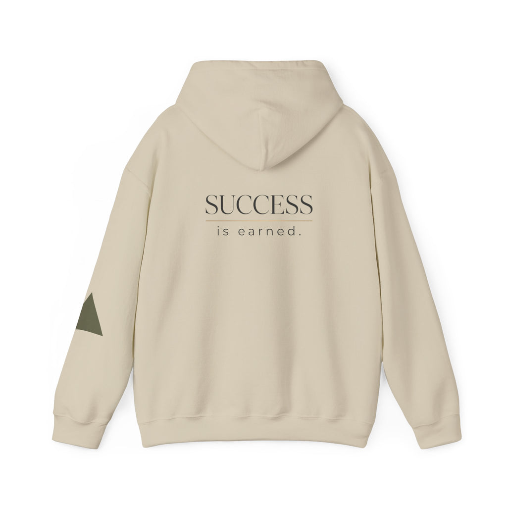 Built Different Hoodie — "Success Is Earned" Motivational Pullover