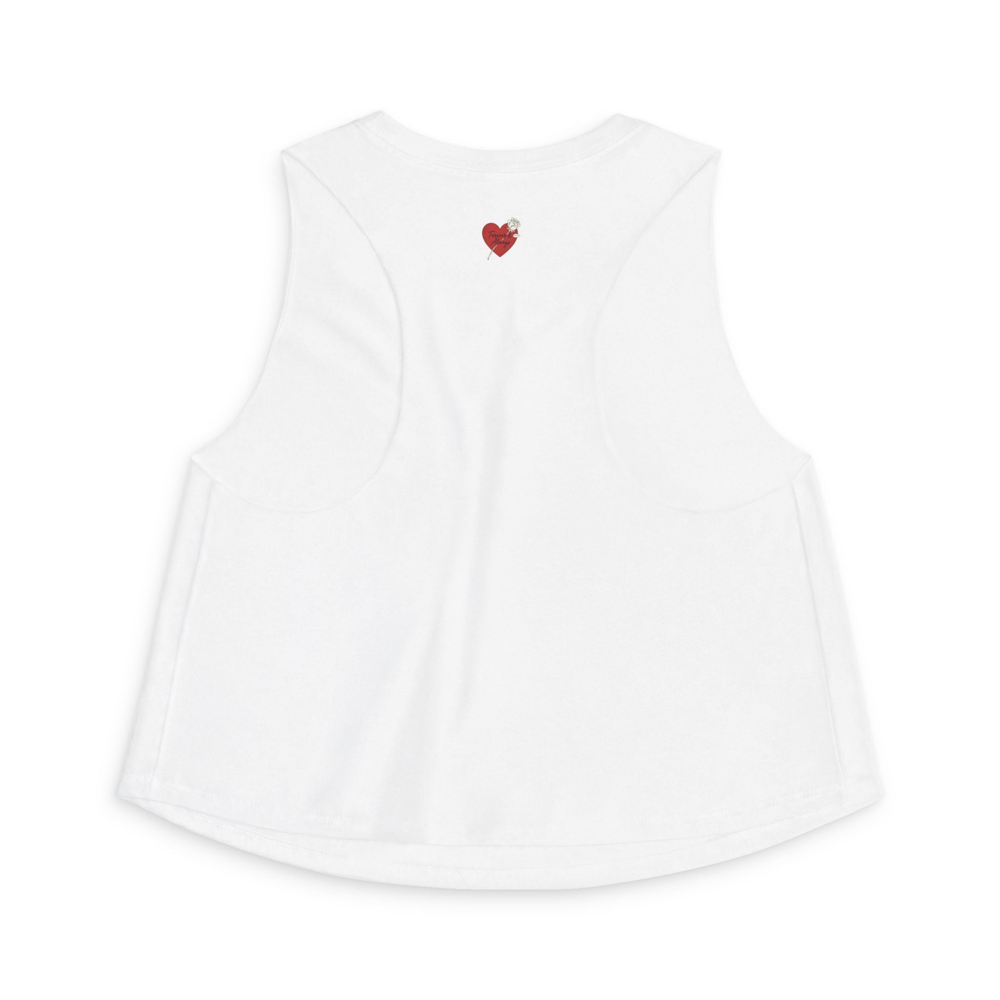 Heart Sunset Crop Top — Retro Beach Love Tank