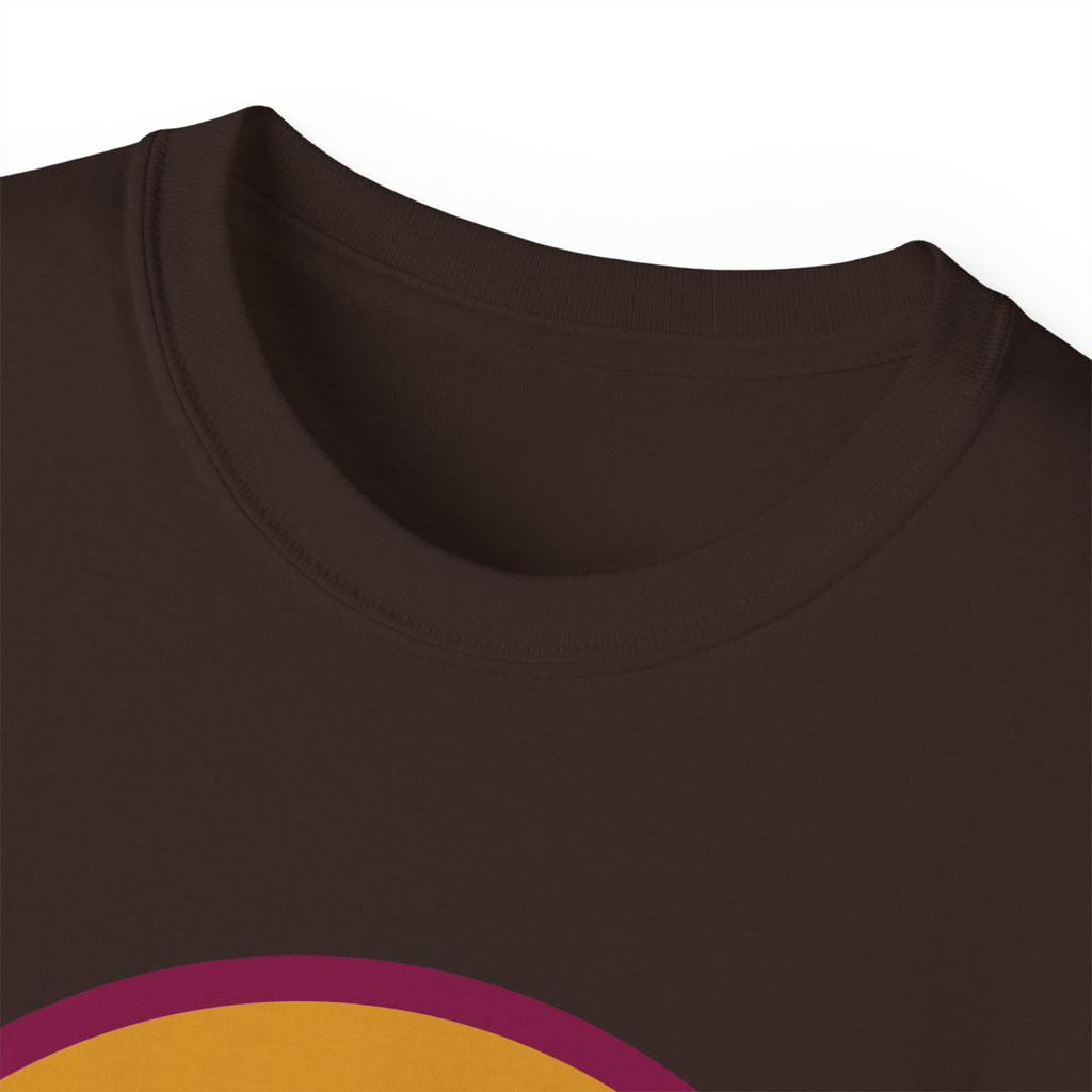 T-Shirt — Retro Palm Sunset Surf Tee ("Salt Air, Soft Hearts")